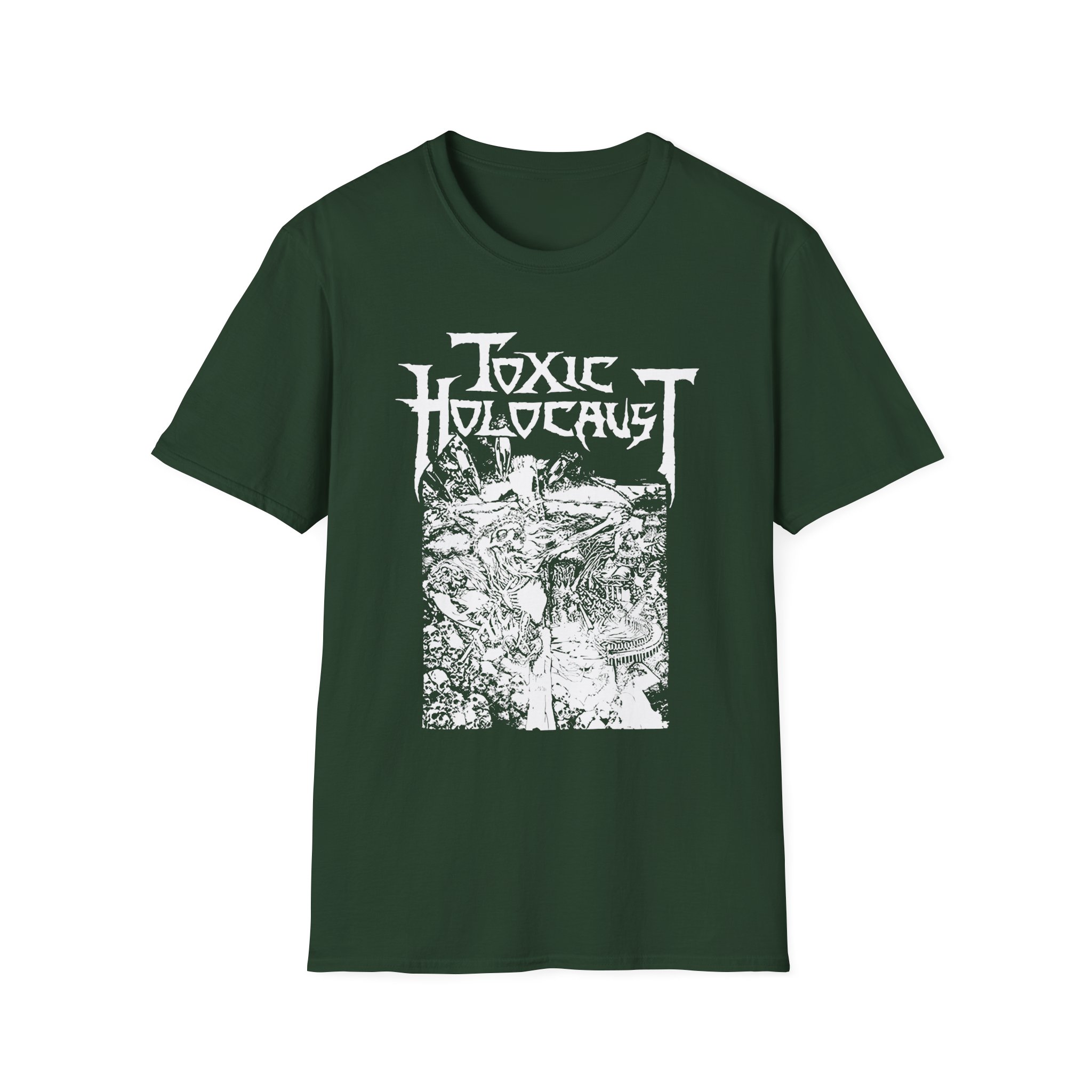 Toxic Holocaust Nuke the Cross Unisex Softstyle T-Shirt