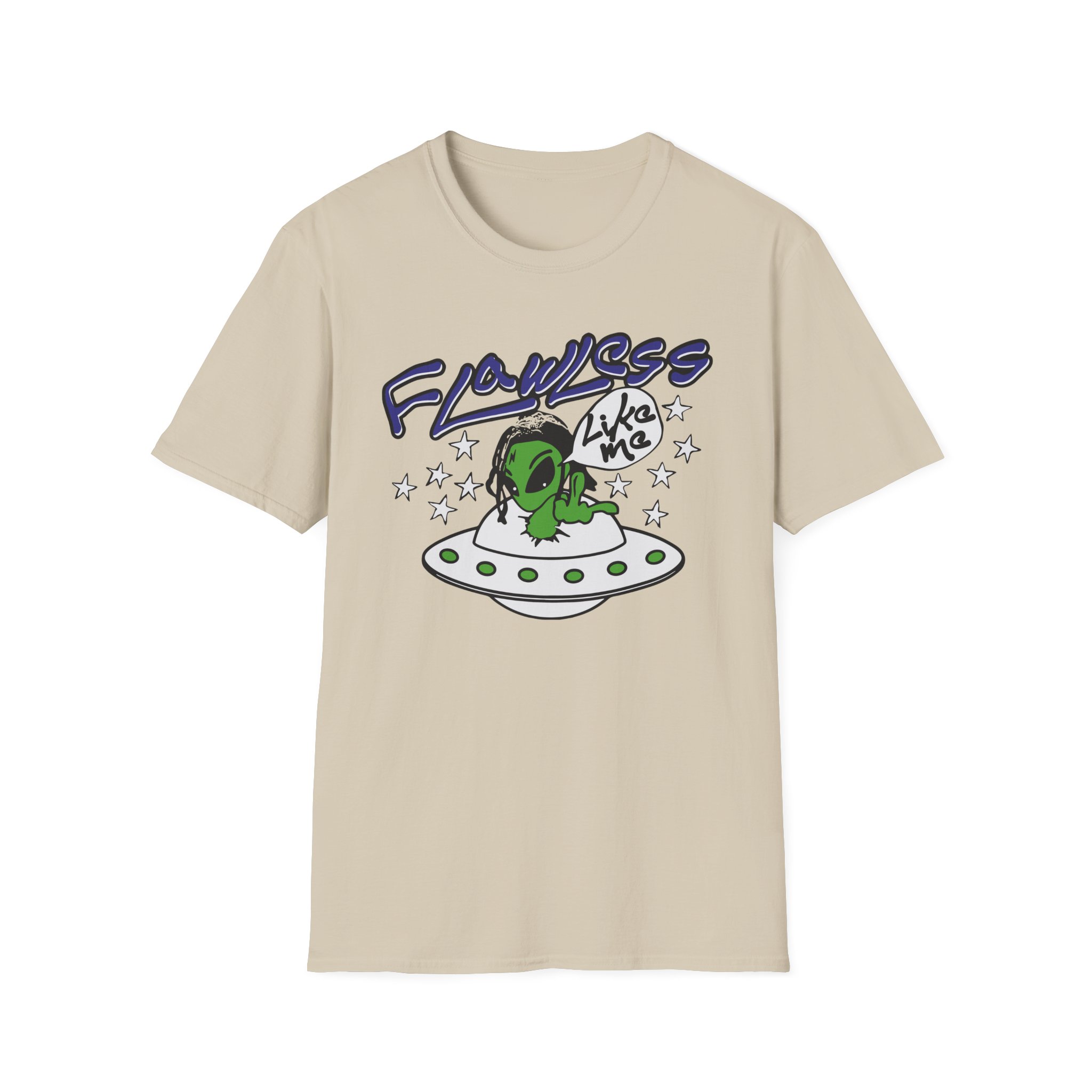 Lucki Flawless Like Me Alien Unisex Softstyle T-Shirt