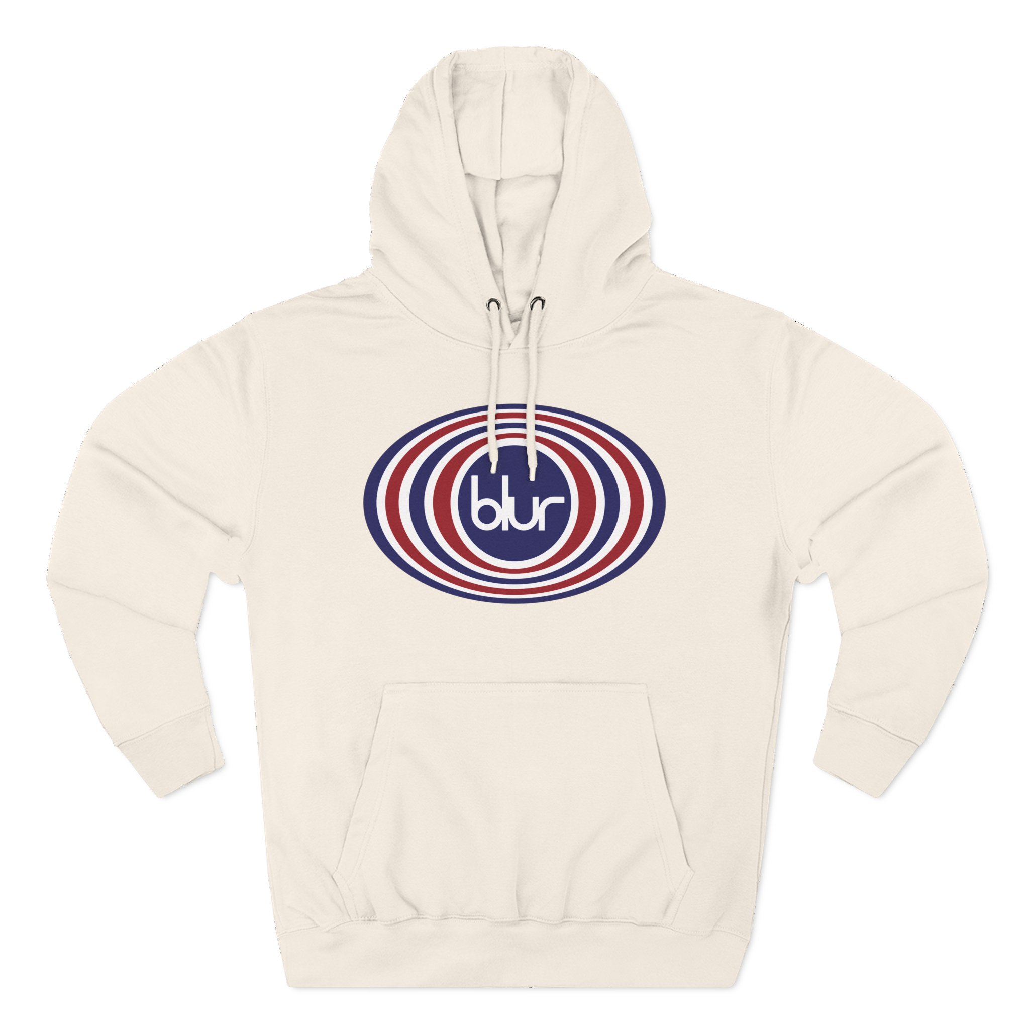 Blur Three-Panel Fleece Hoodie