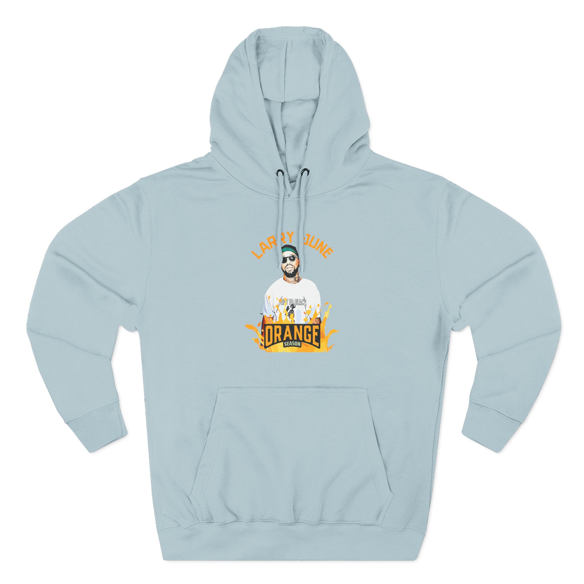 Larry June Three-Panel Fleece Hoodie
