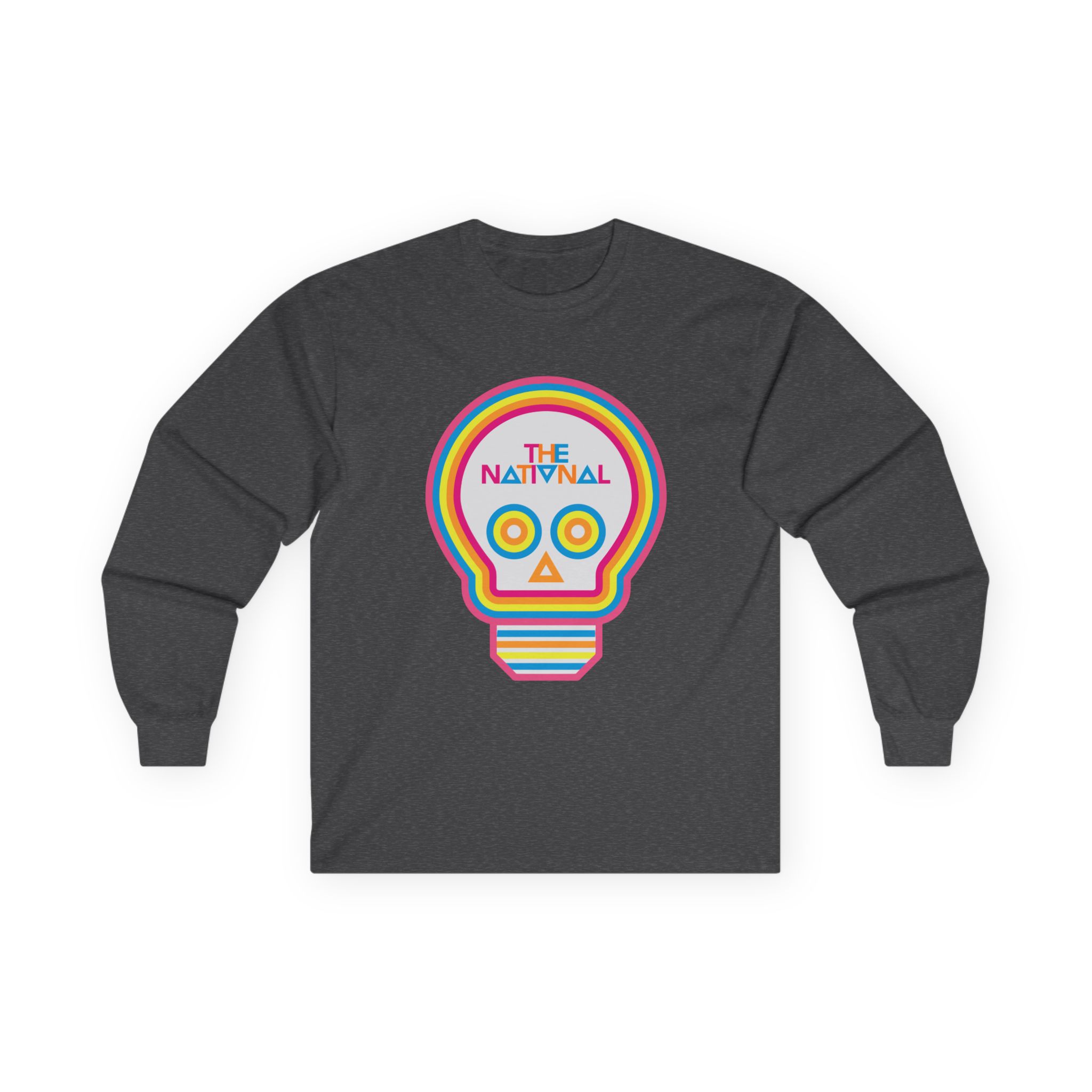 The National Lightbulb Skull Unisex Ultra Cotton Long Sleeve Tee
