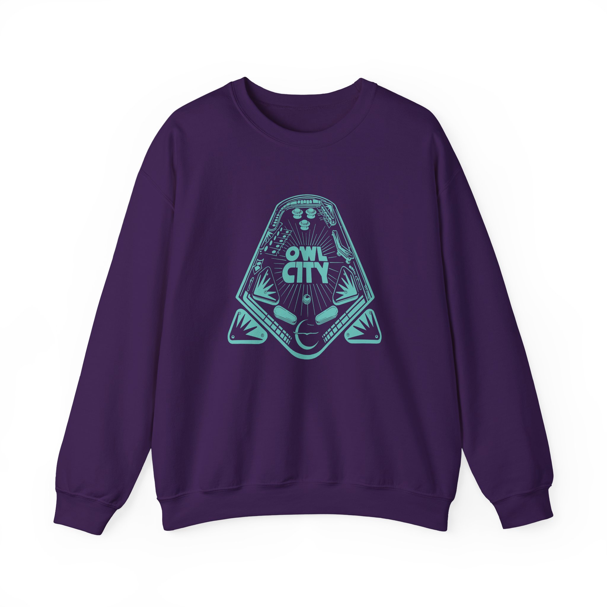 Owl City Pinball Unisex Heavy Blendâ„¢ Crewneck Sweatshirt