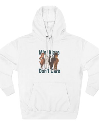 Katie Van Slyke Mini Mare Don't Care Three-Panel Fleece Hoodie