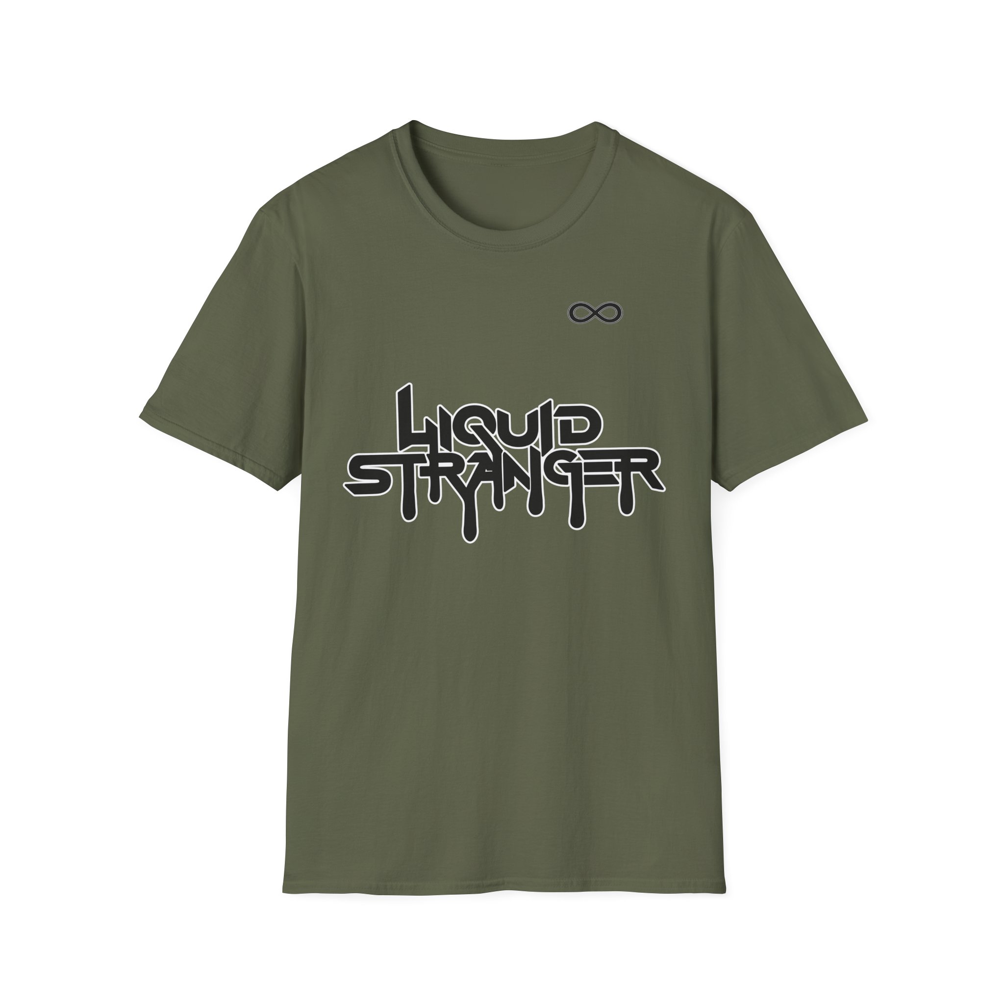 Liquid Stranger Geometric Unisex Softstyle T-Shirt