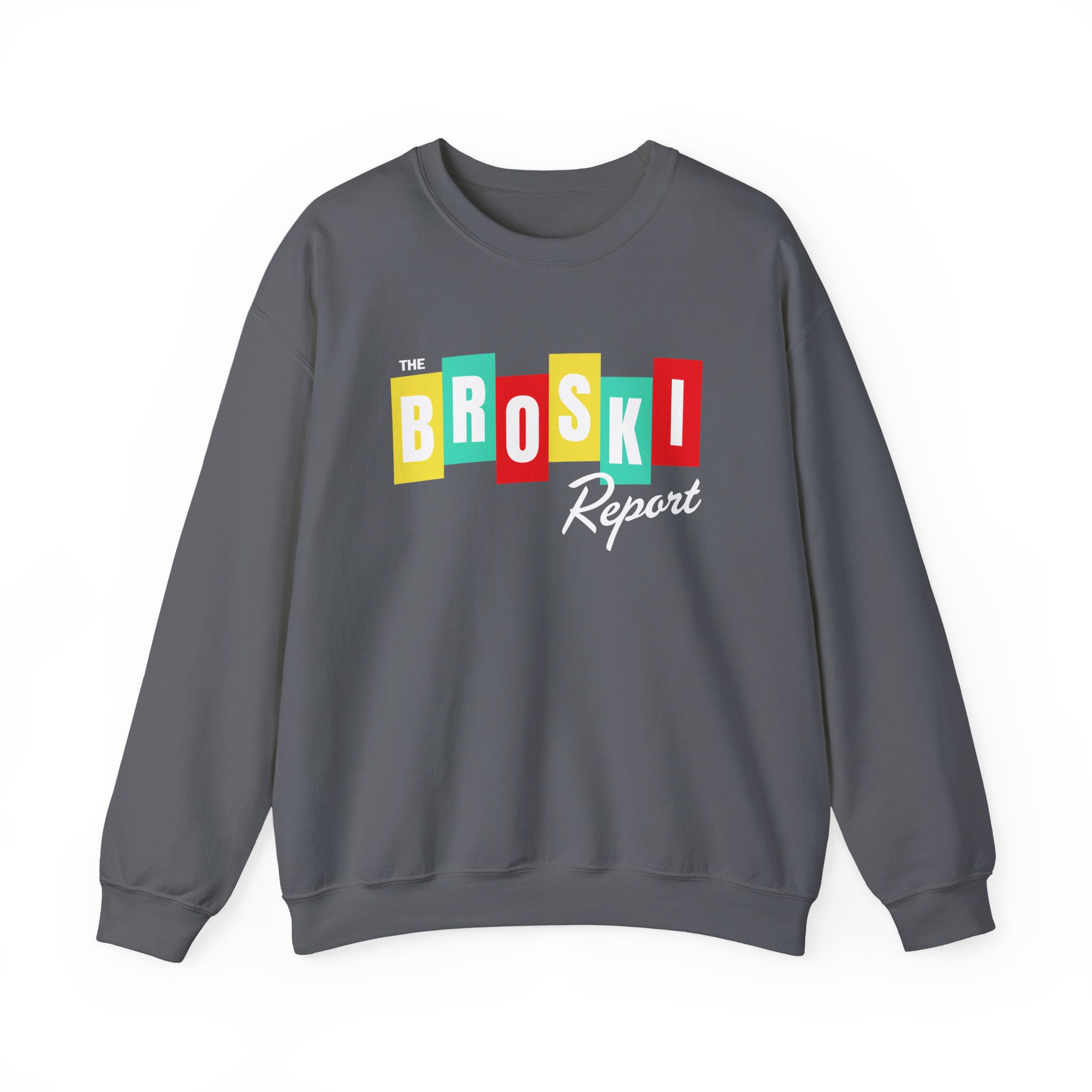 Broski Report National News Blast Unisex Heavy Blendâ„¢ Crewneck Sweatshirt
