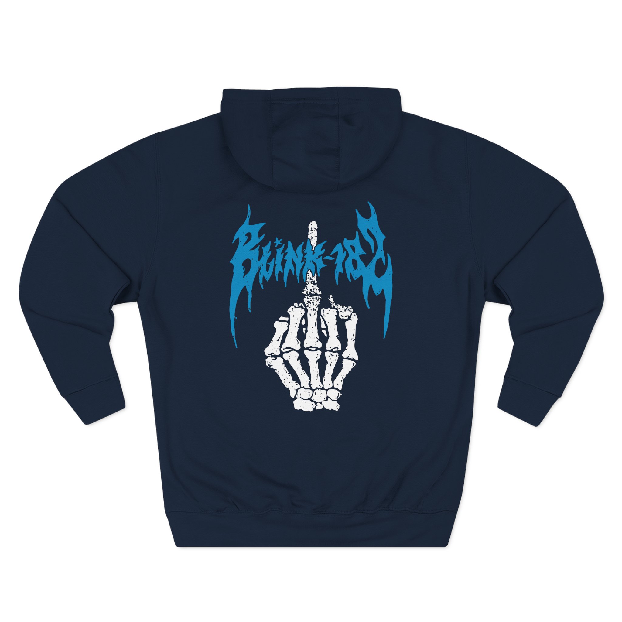 Blink 182 Middle Finger Three-Panel Fleece Hoodie