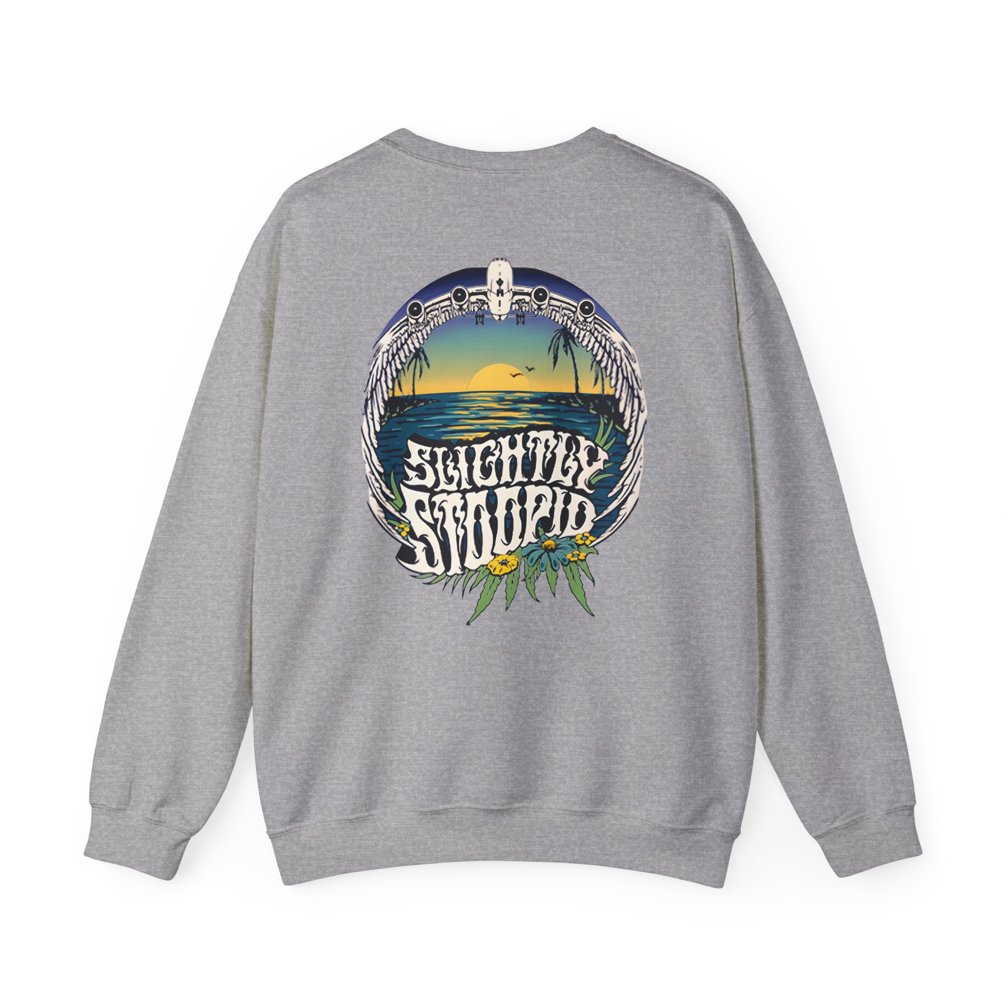 Slightly Stoopid Up on a Plane Unisex Heavy Blendâ„¢ Crewneck Sweatshirt