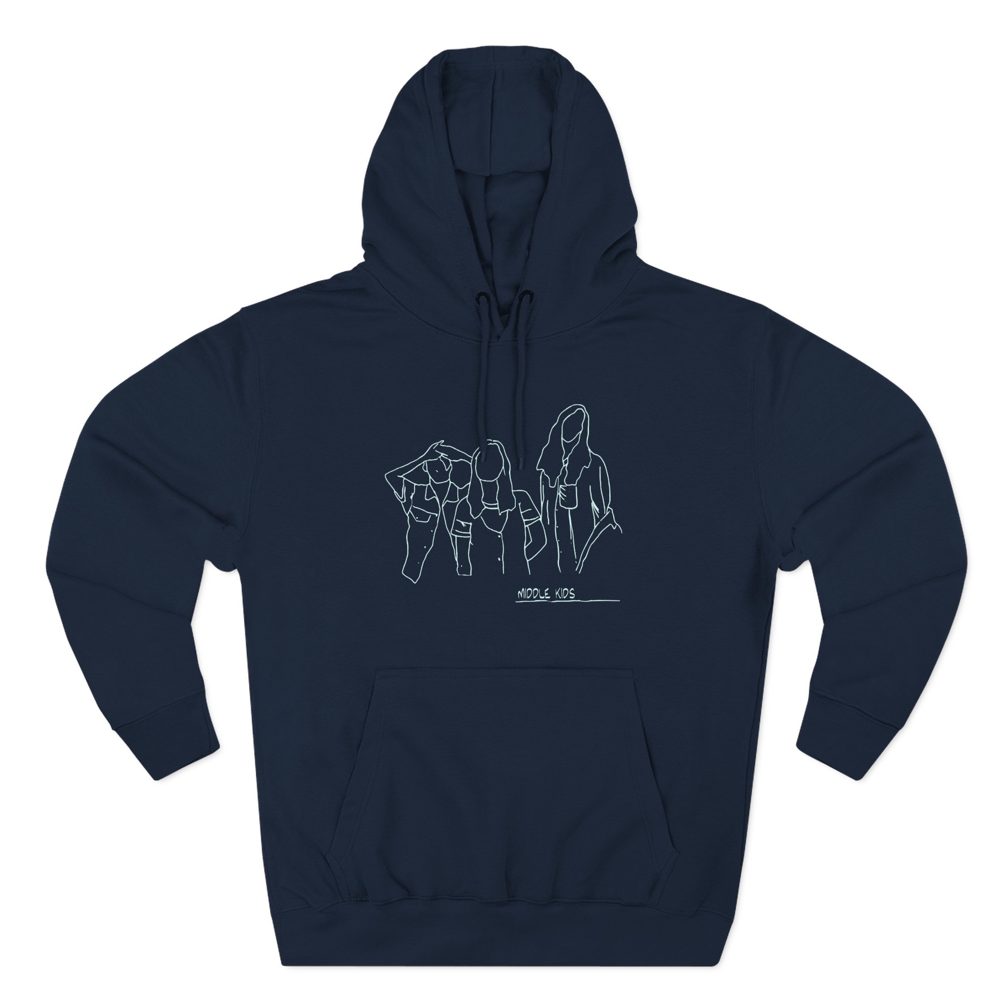 Middle Kids Three-Panel Fleece Hoodie
