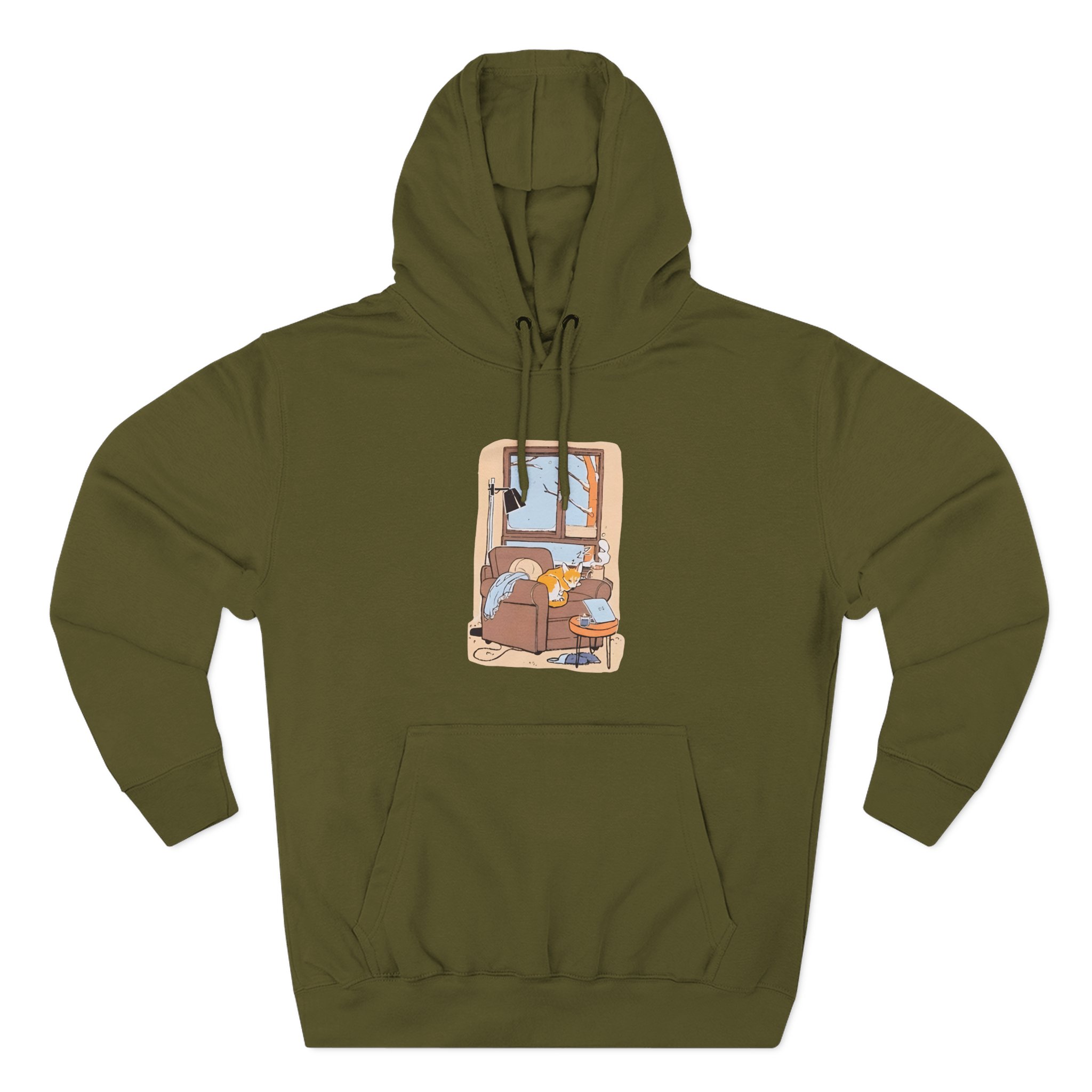 Dan and Phil Cozy Browsing Three-Panel Fleece Hoodie