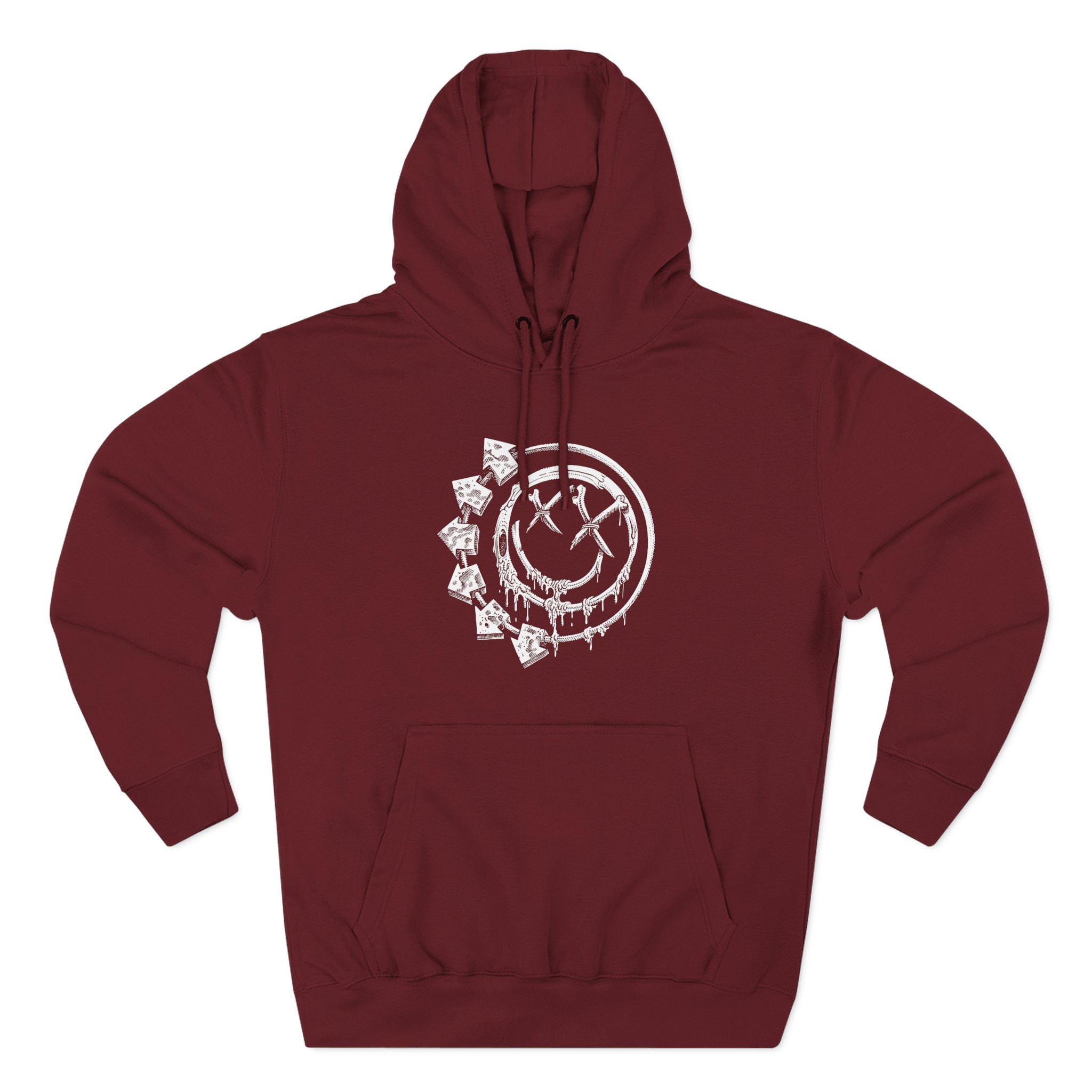 Blink 182 - Bones Three-Panel Fleece Hoodie