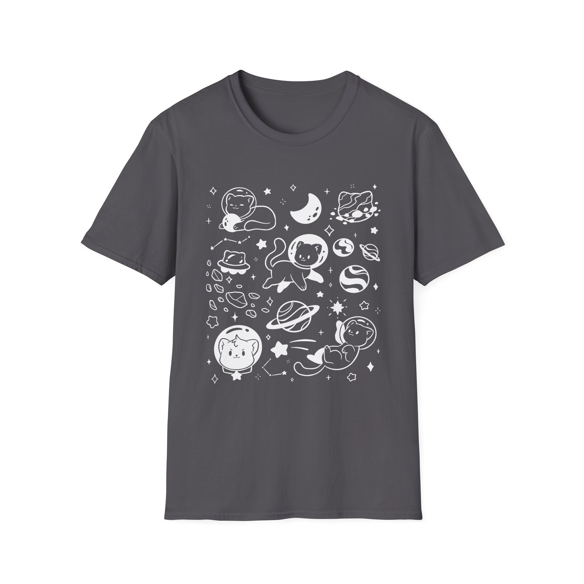 Shubble Space Cats Unisex Softstyle T-Shirt