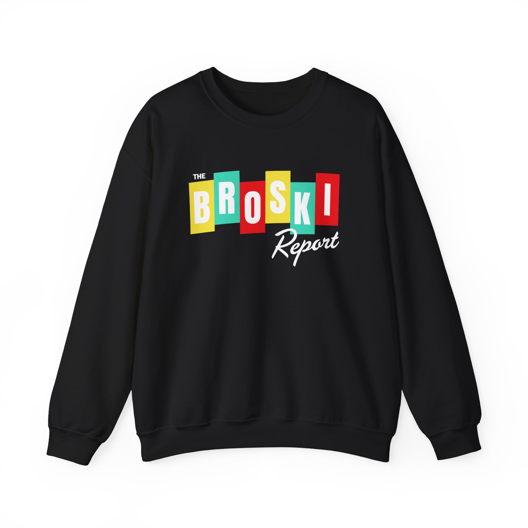 Broski Report National News Blast Unisex Heavy Blendâ„¢ Crewneck Sweatshirt