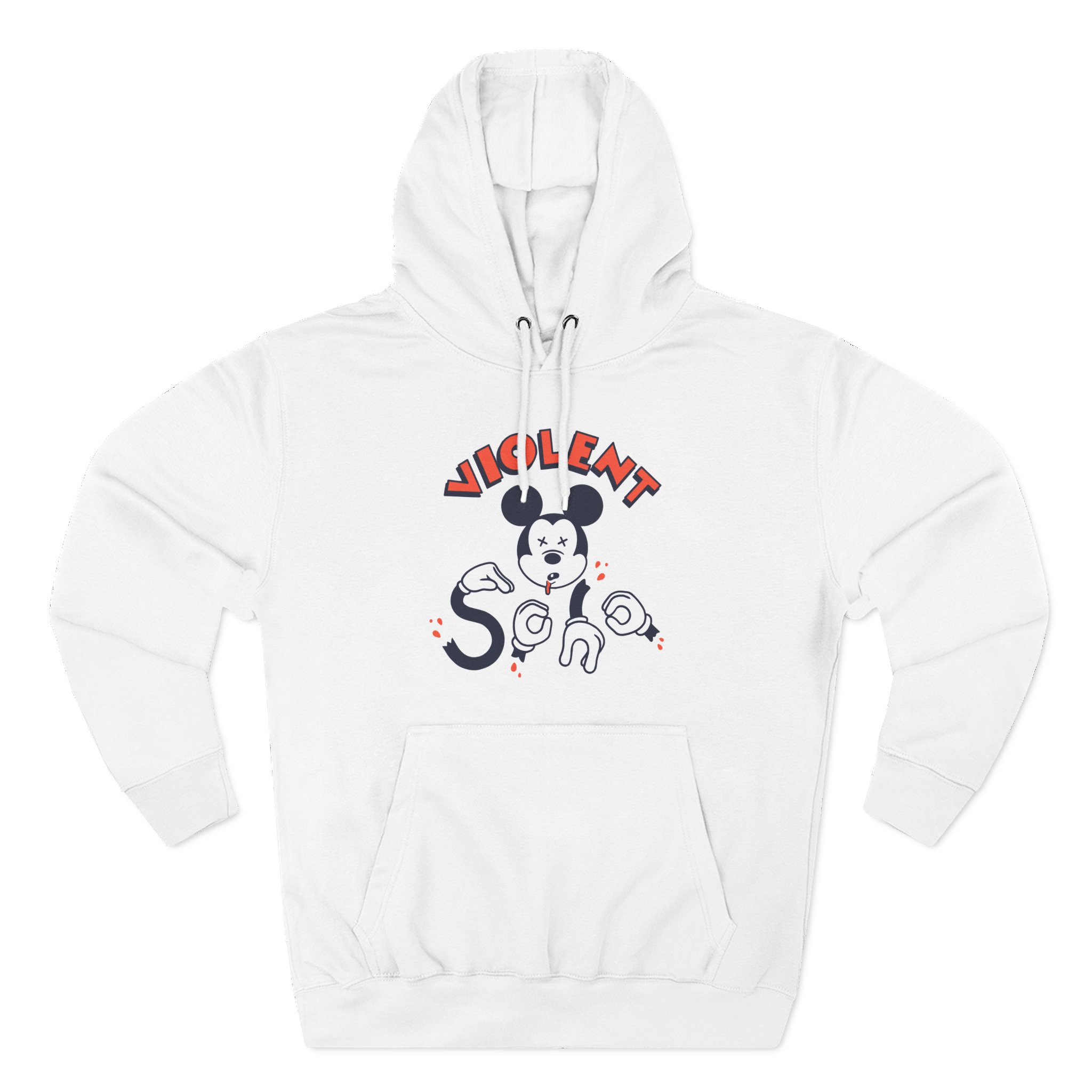 Violent Soho Dead Mouse Three-Panel Fleece Hoodie