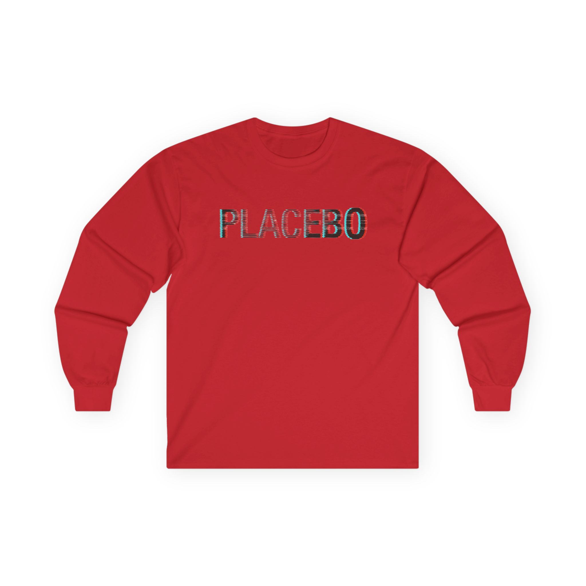Placebo Glitch Logo Unisex Ultra Cotton Long Sleeve Tee