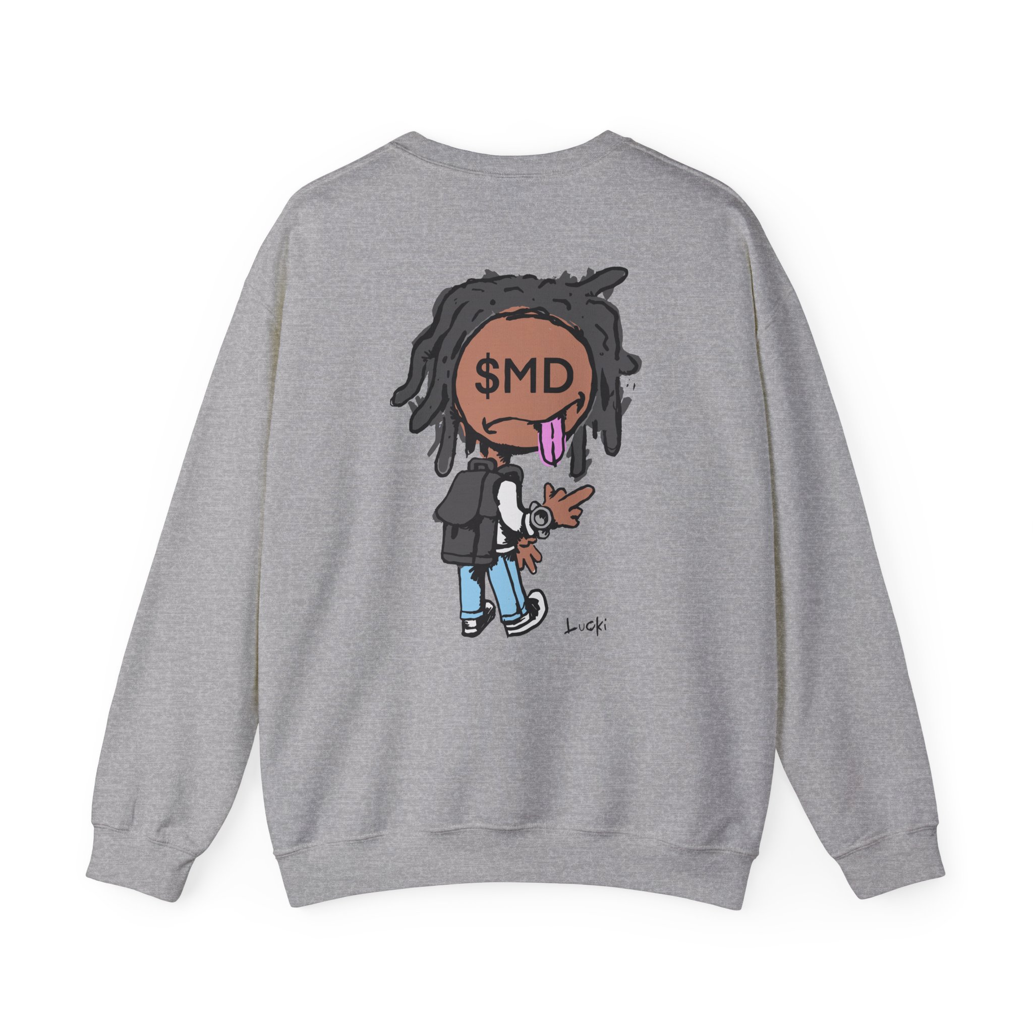 Lucki Flawless Like Me SMD Unisex Heavy Blendâ„¢ Crewneck Sweatshirt