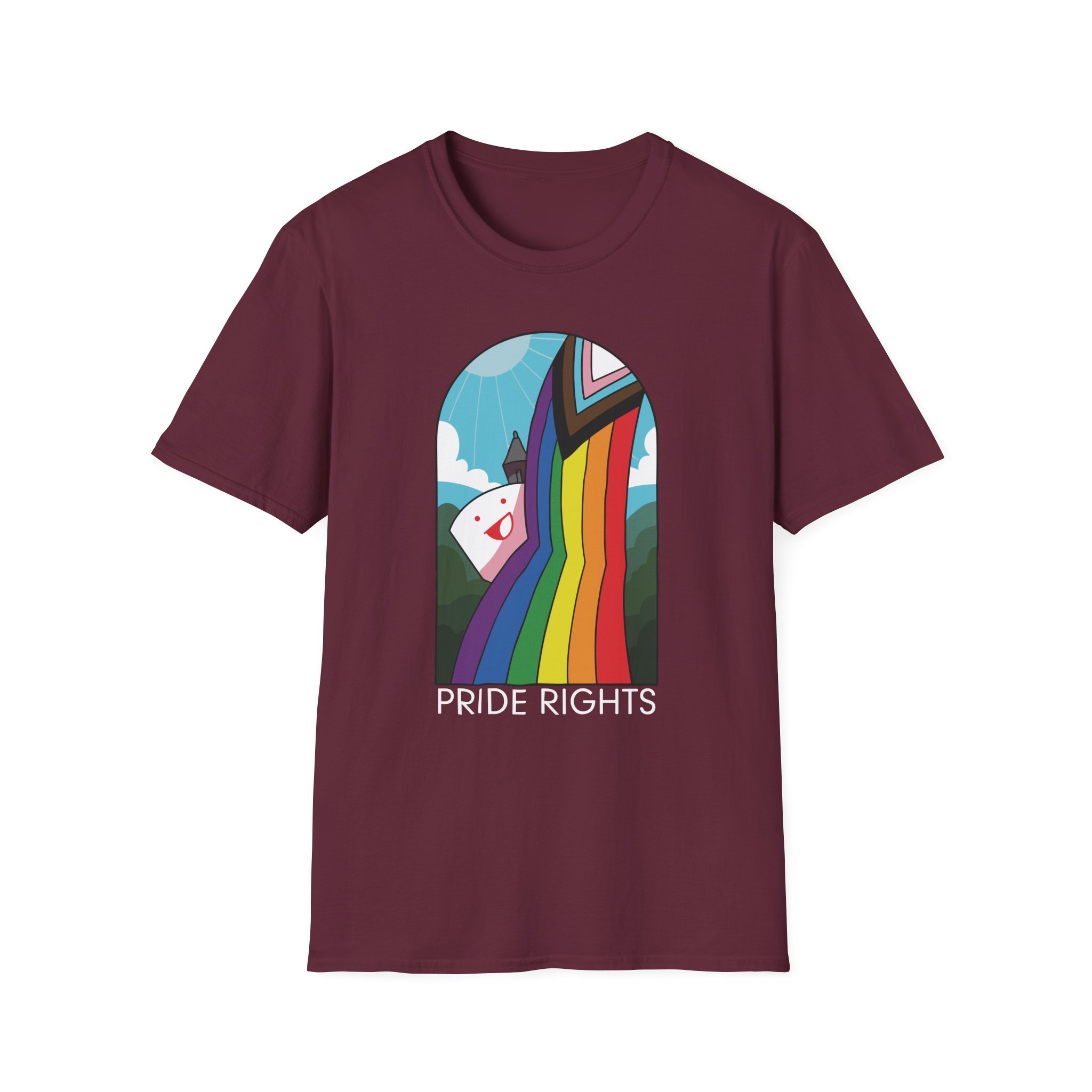 Drawfee Pride Rights Unisex Softstyle T-Shirt