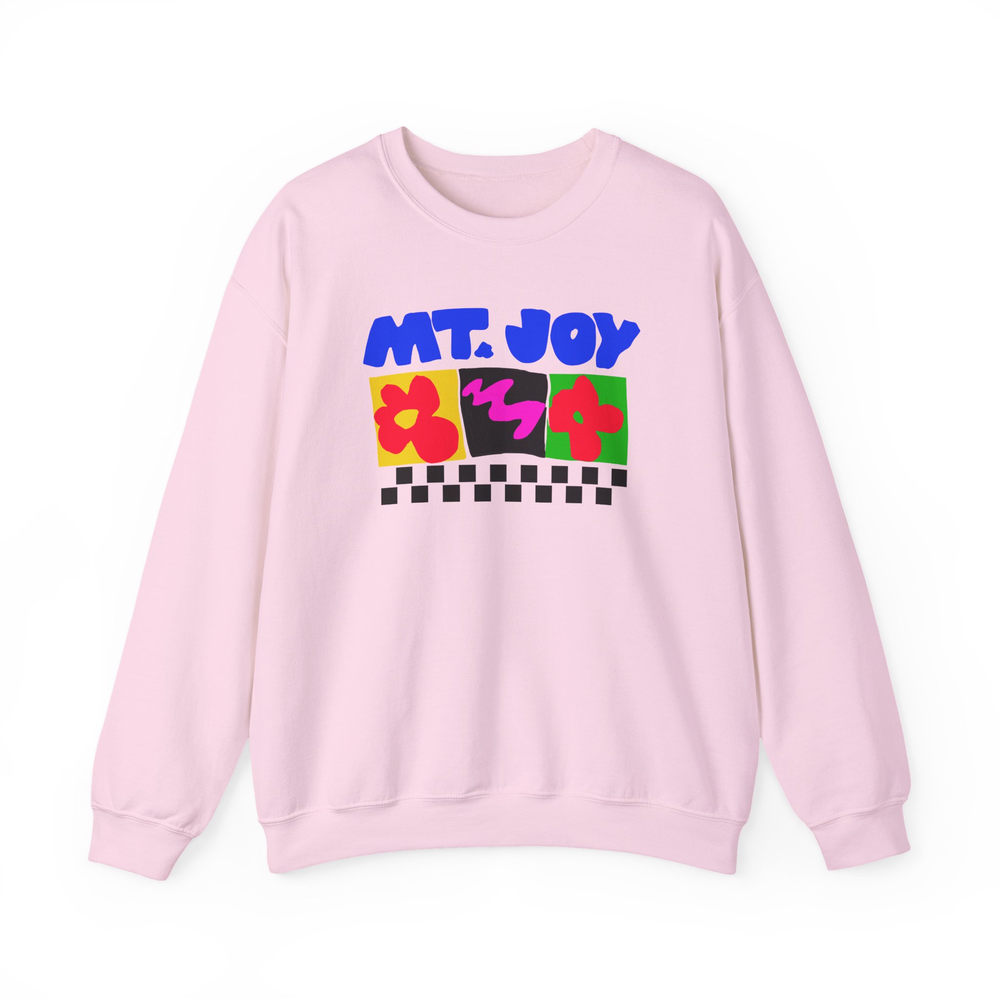 Mt Joy Checkered Unisex Heavy Blendâ„¢ Crewneck Sweatshirt