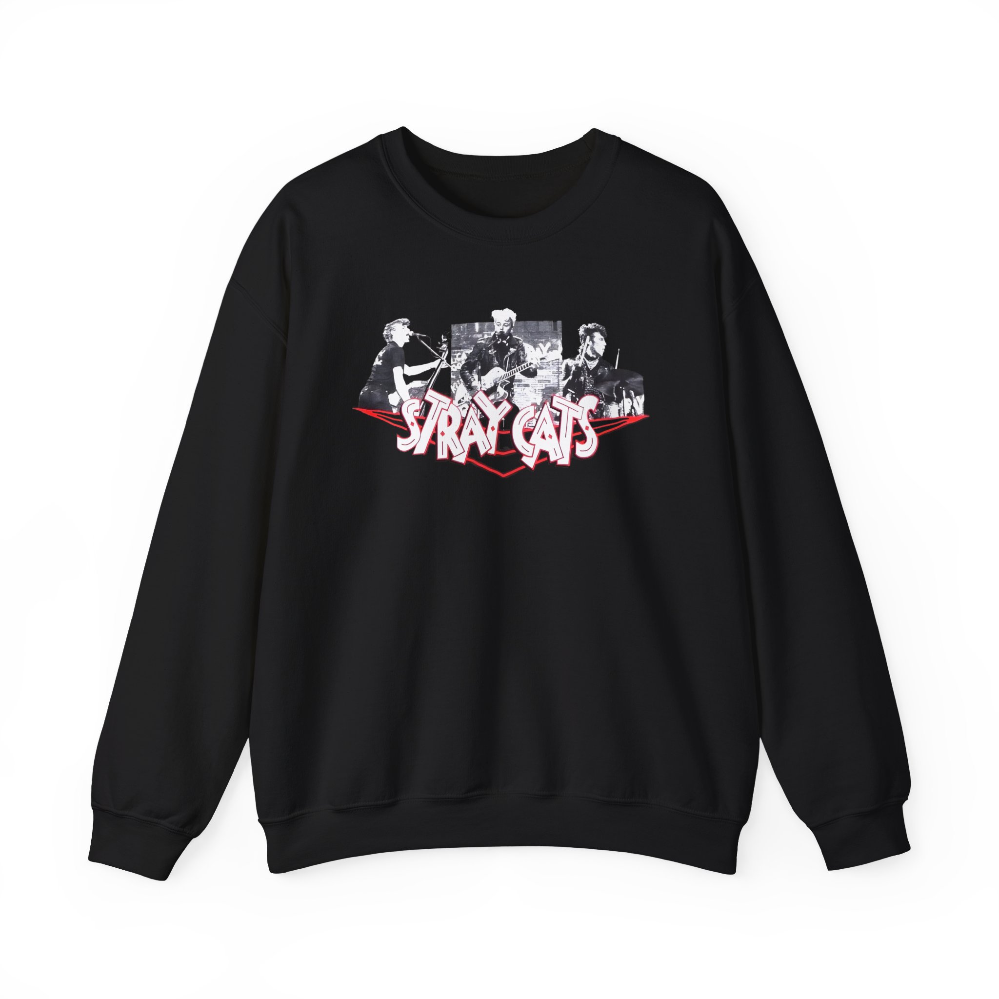 Stray Cats Photo Collage Unisex Heavy Blendâ„¢ Crewneck Sweatshirt