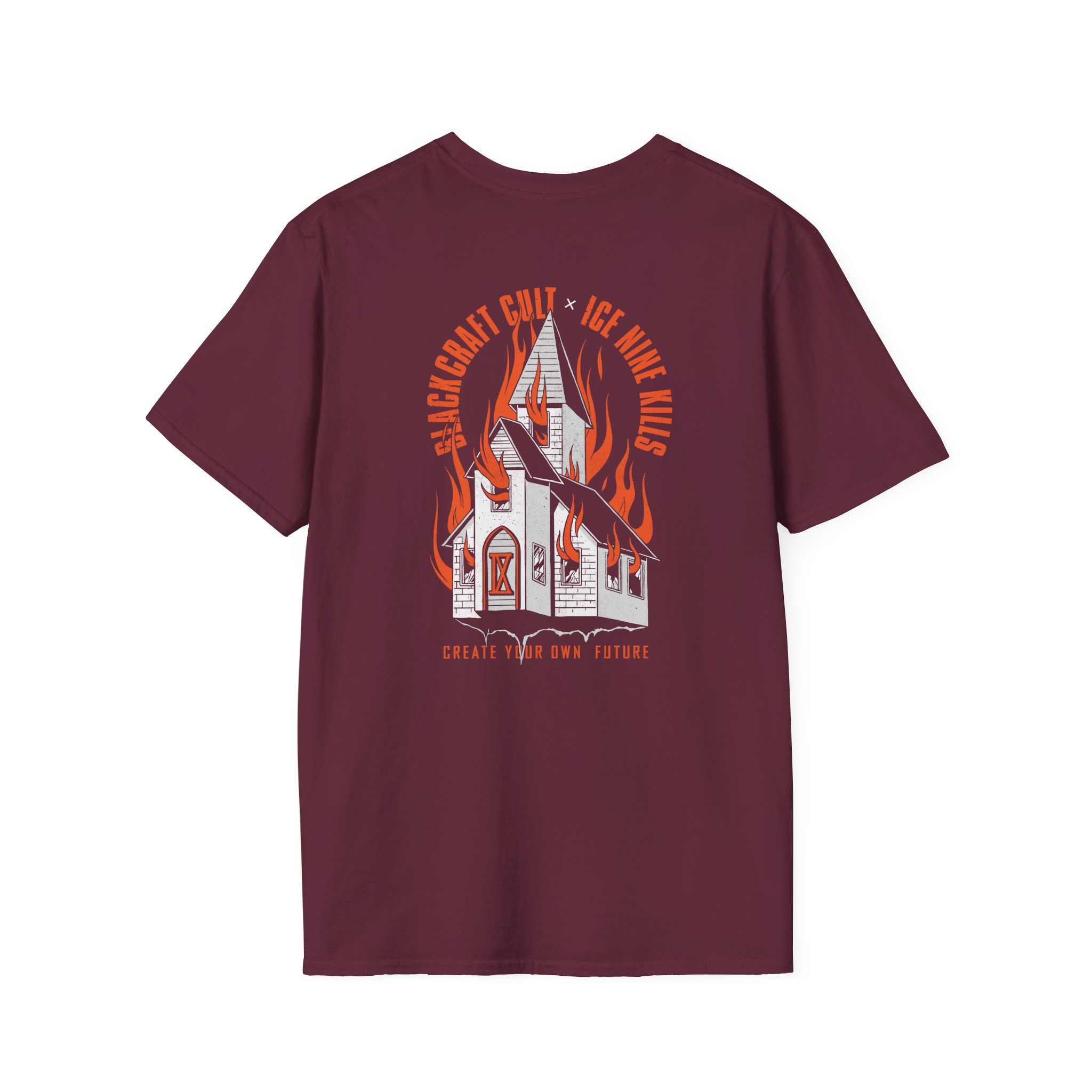 Ice Nine Kills Ink Burning Church Unisex Softstyle T-Shirt