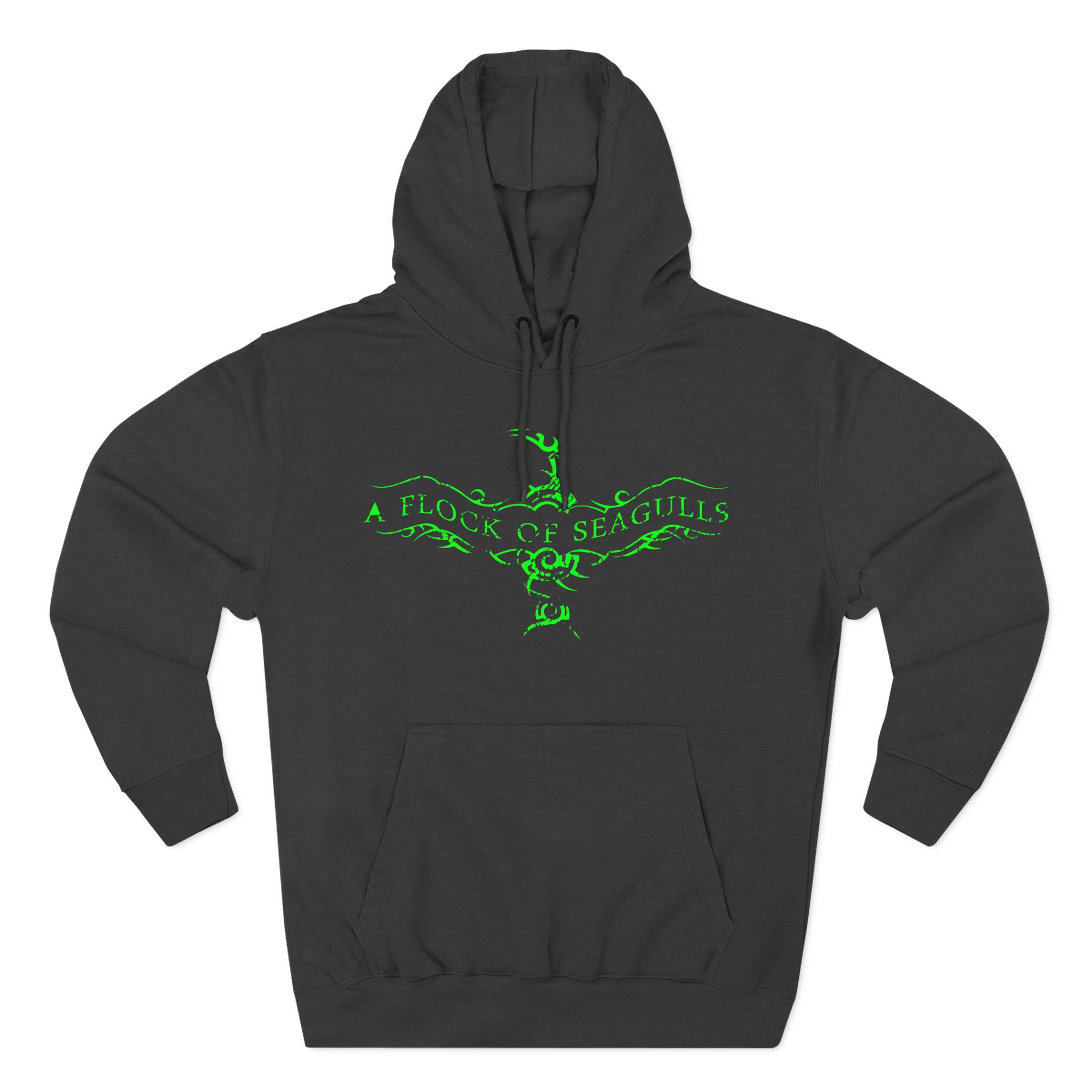 A Flock of Seagulls Logo Three-Panel Fleece Hoodie