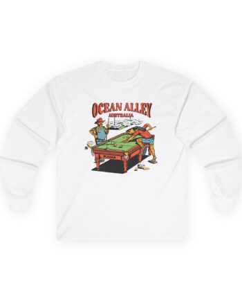 Ocean Alley Pool Table Unisex Ultra Cotton Long Sleeve Tee