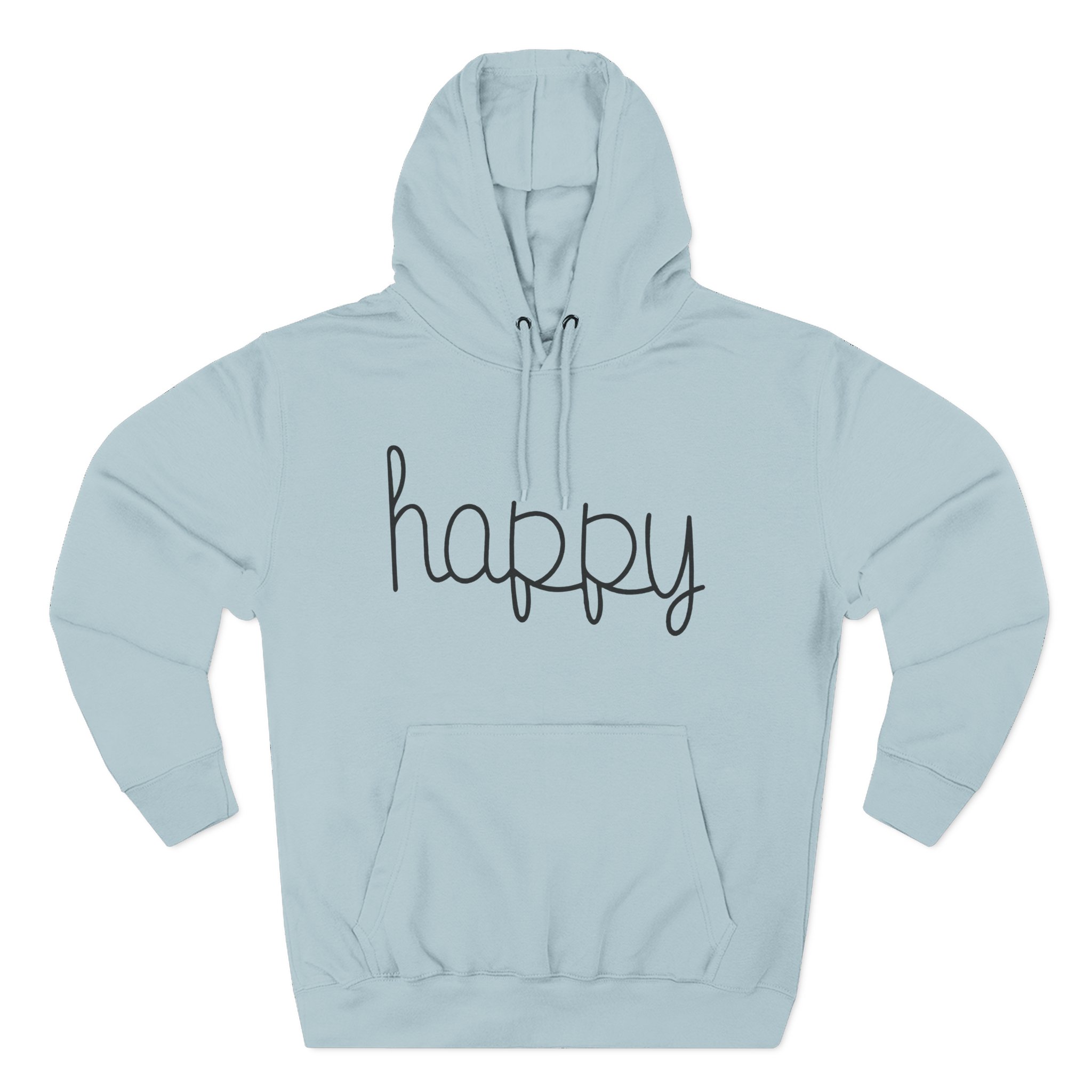 Shubble happy Three-Panel Fleece Hoodie