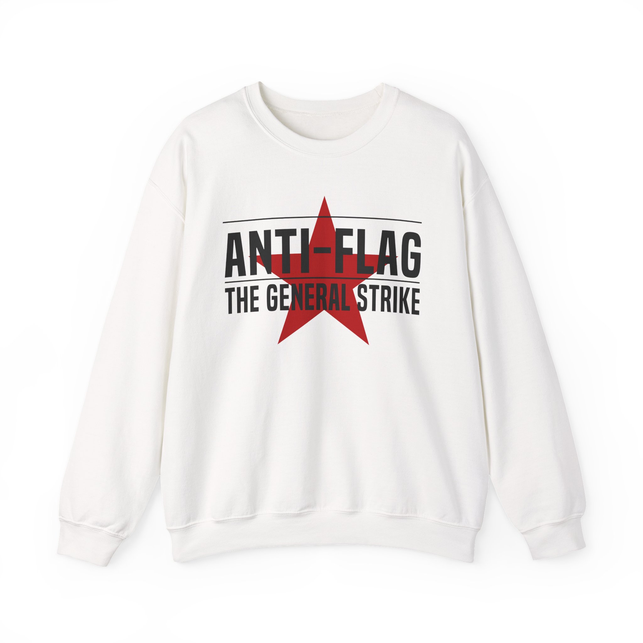 Anti Flag the General Strike Unisex Heavy Blendâ„¢ Crewneck Sweatshirt