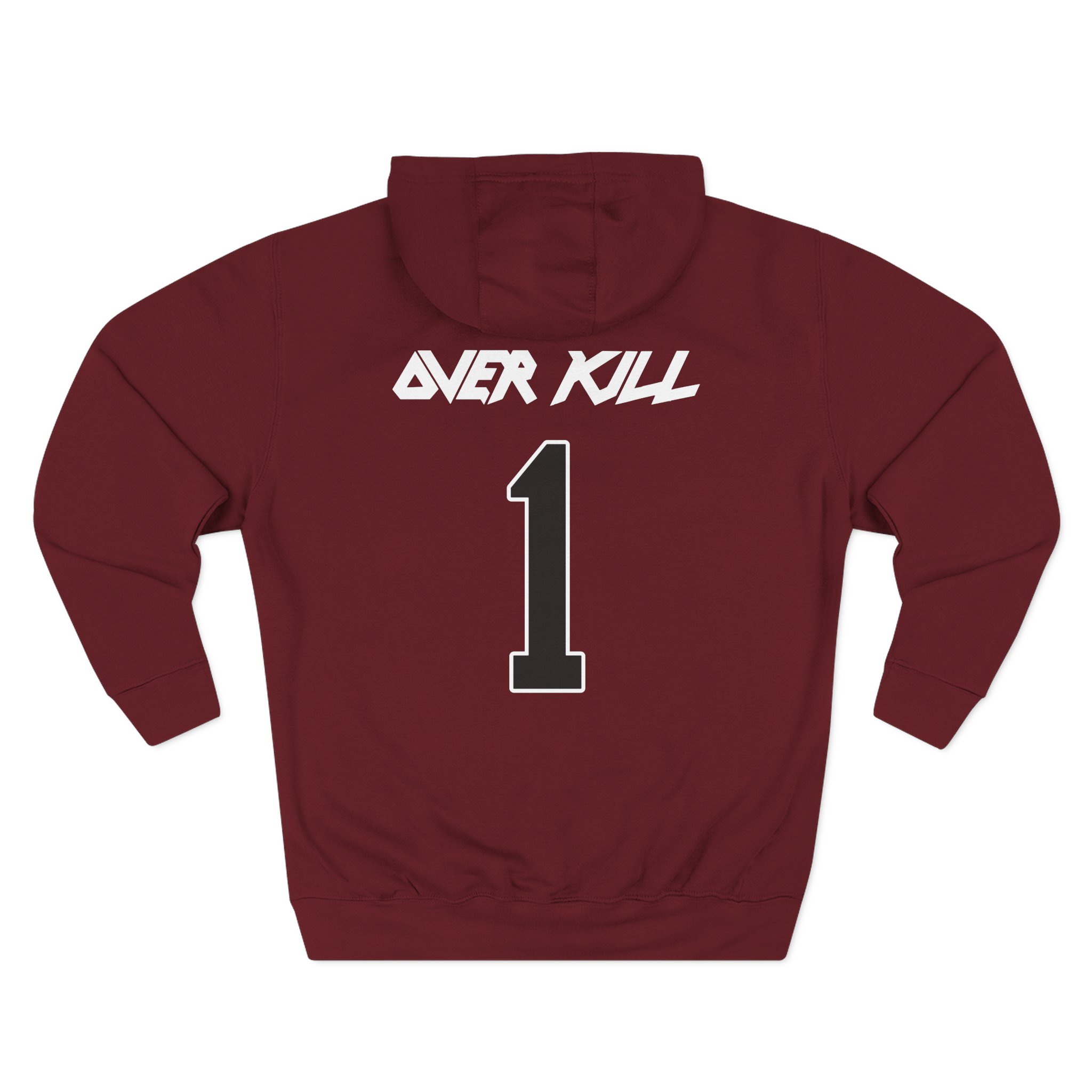 Overkill Three-Panel Fleece Hoodie