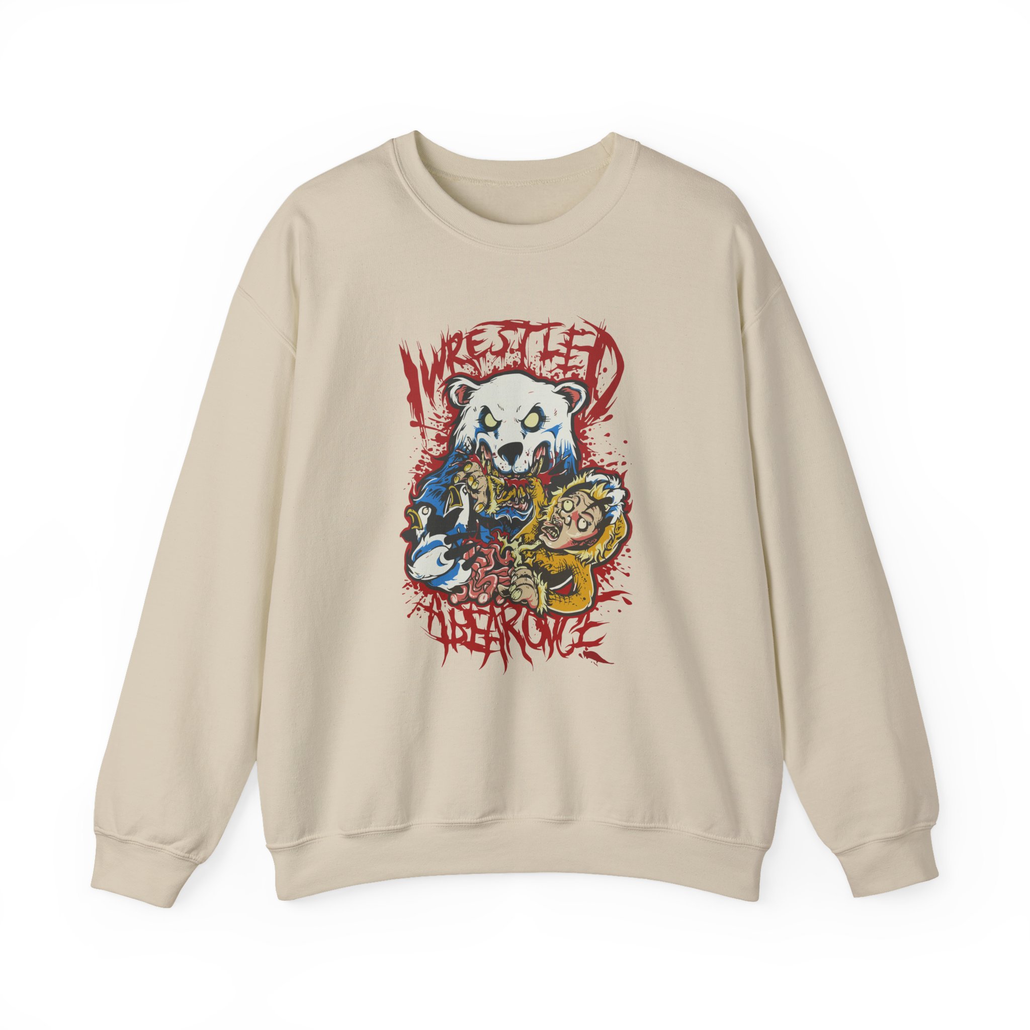 Iwrestledabearonce Unisex Heavy Blendâ„¢ Crewneck Sweatshirt