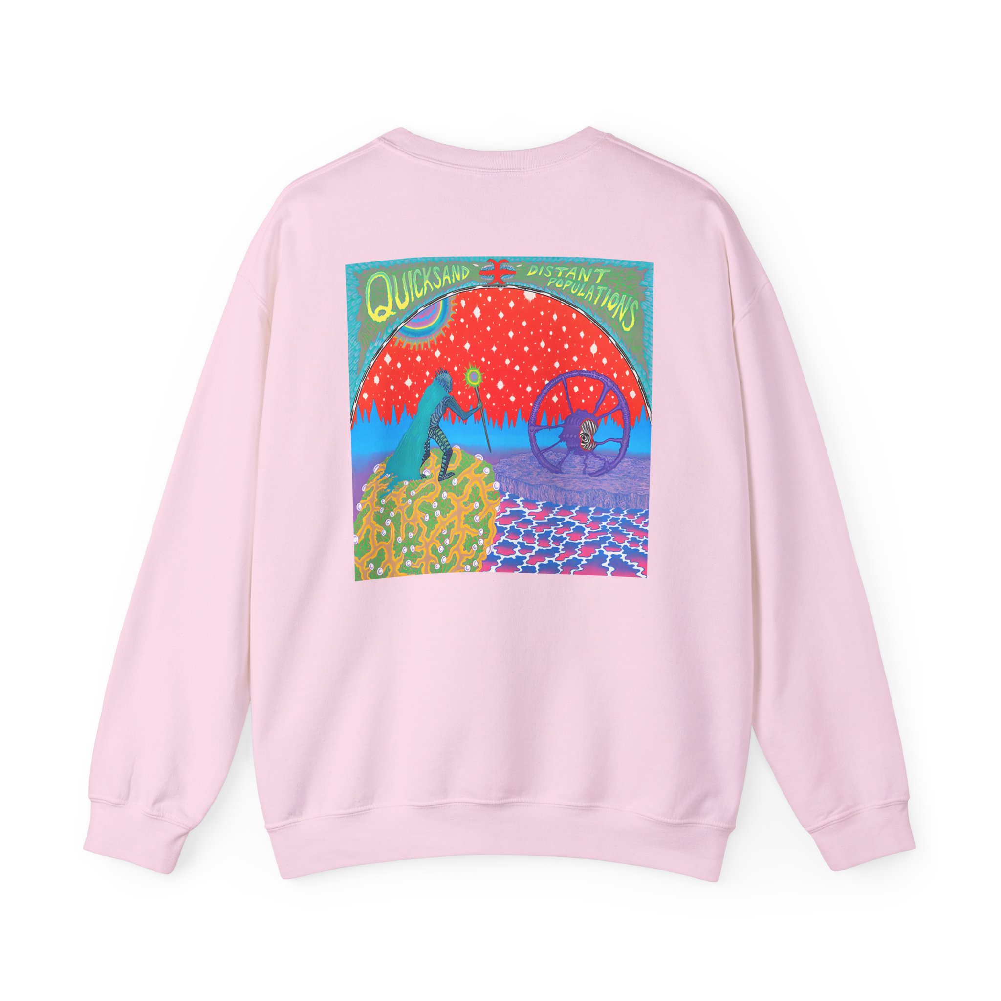 Quicksand Distant Populations Unisex Heavy Blendâ„¢ Crewneck Sweatshirt
