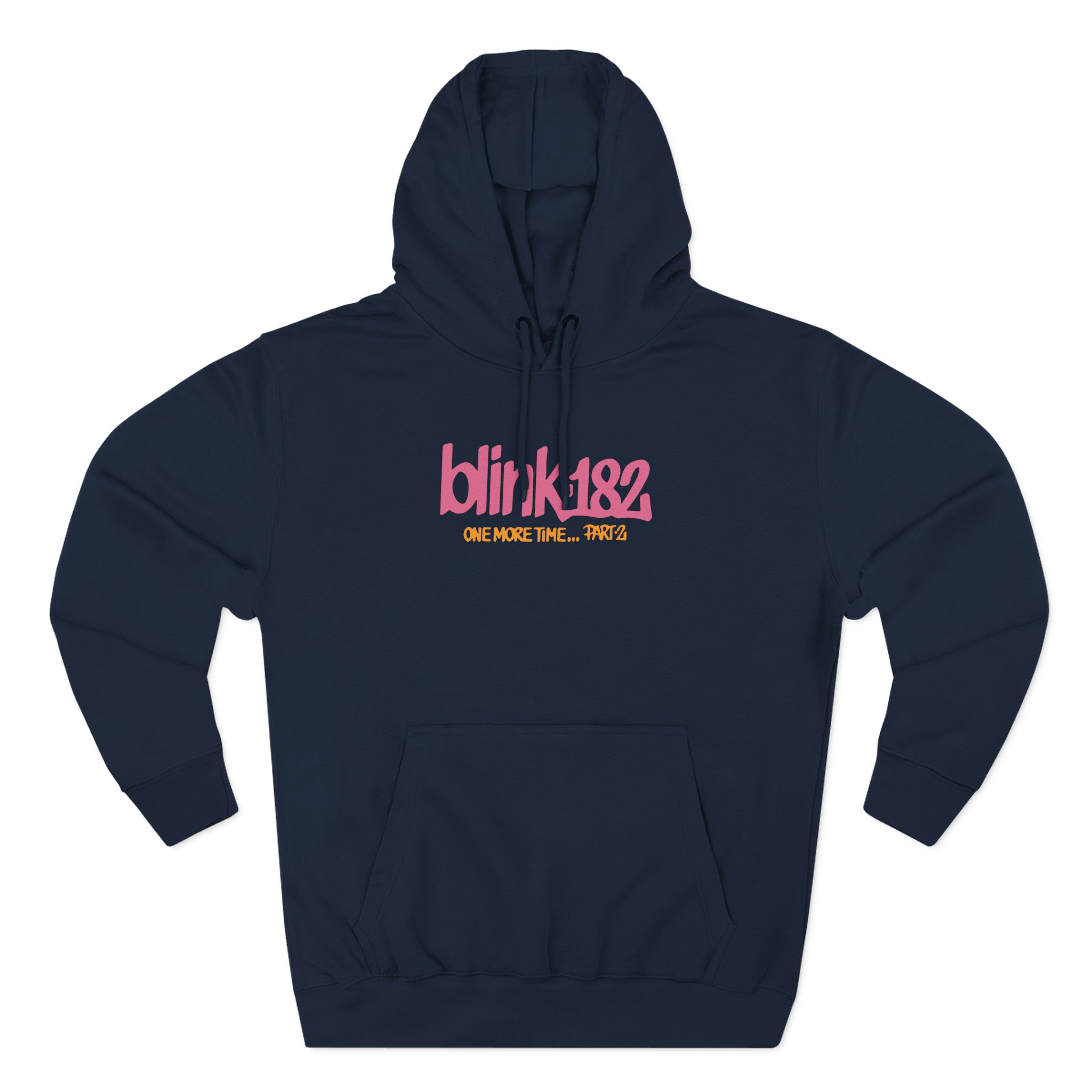 Blink 182 One More Time...part 2 Three-Panel Fleece Hoodie