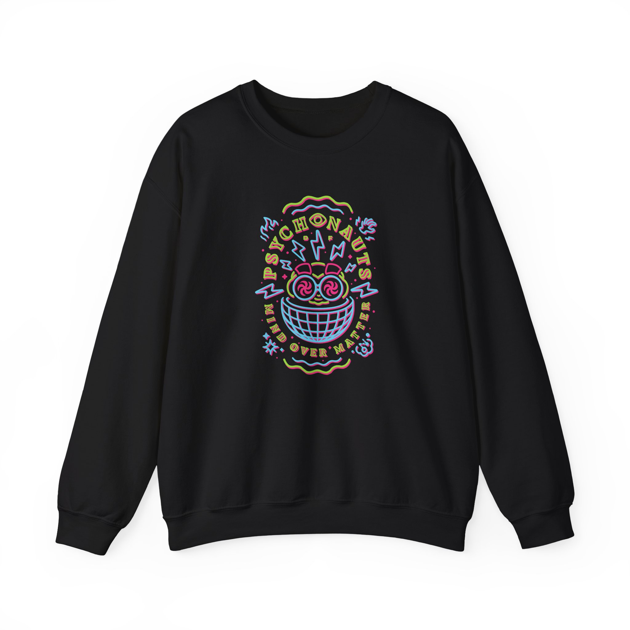 Double Fine Mind Over Matter Unisex Heavy Blendâ„¢ Crewneck Sweatshirt