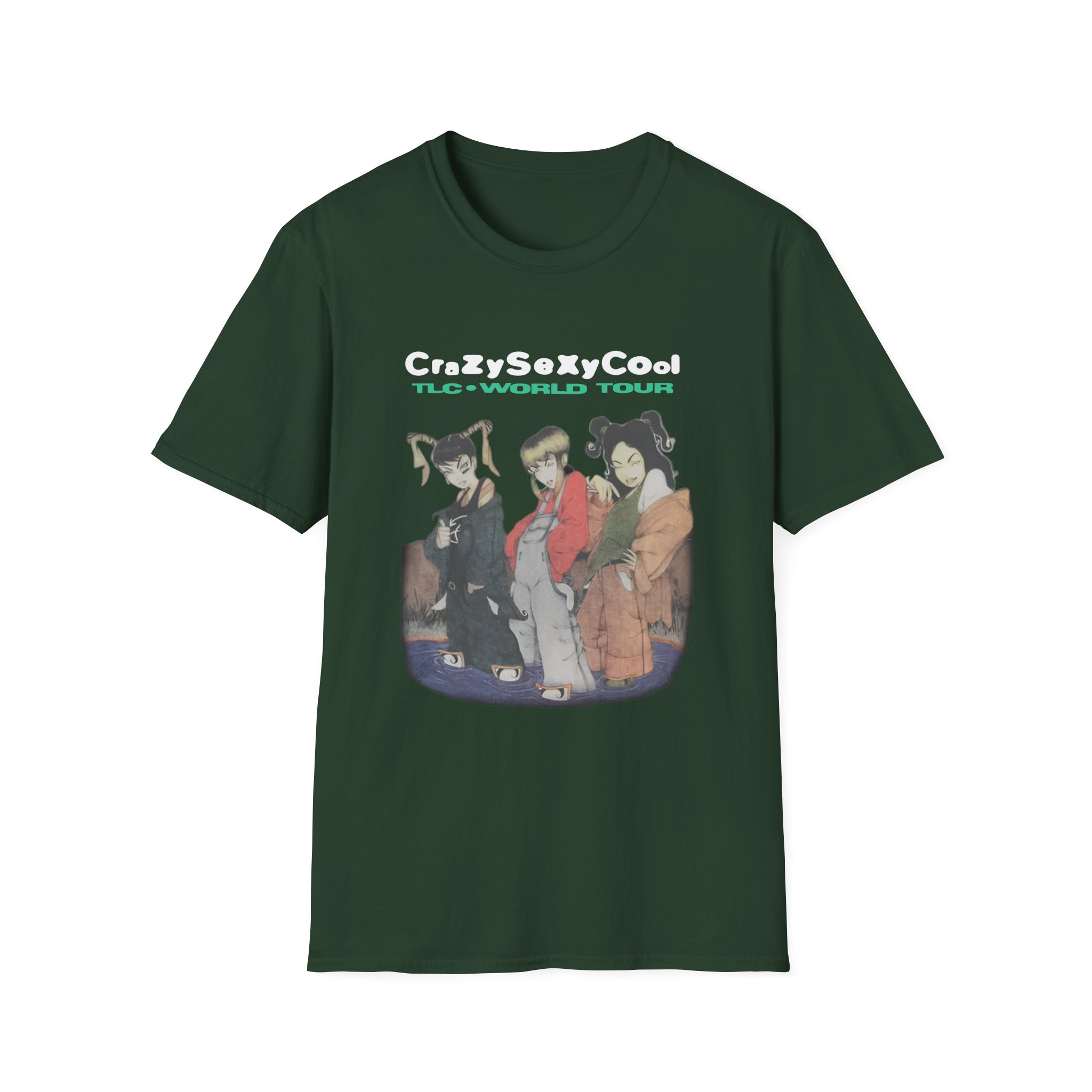 TLC CrazySexyCool Anime Unisex Softstyle T-Shirt