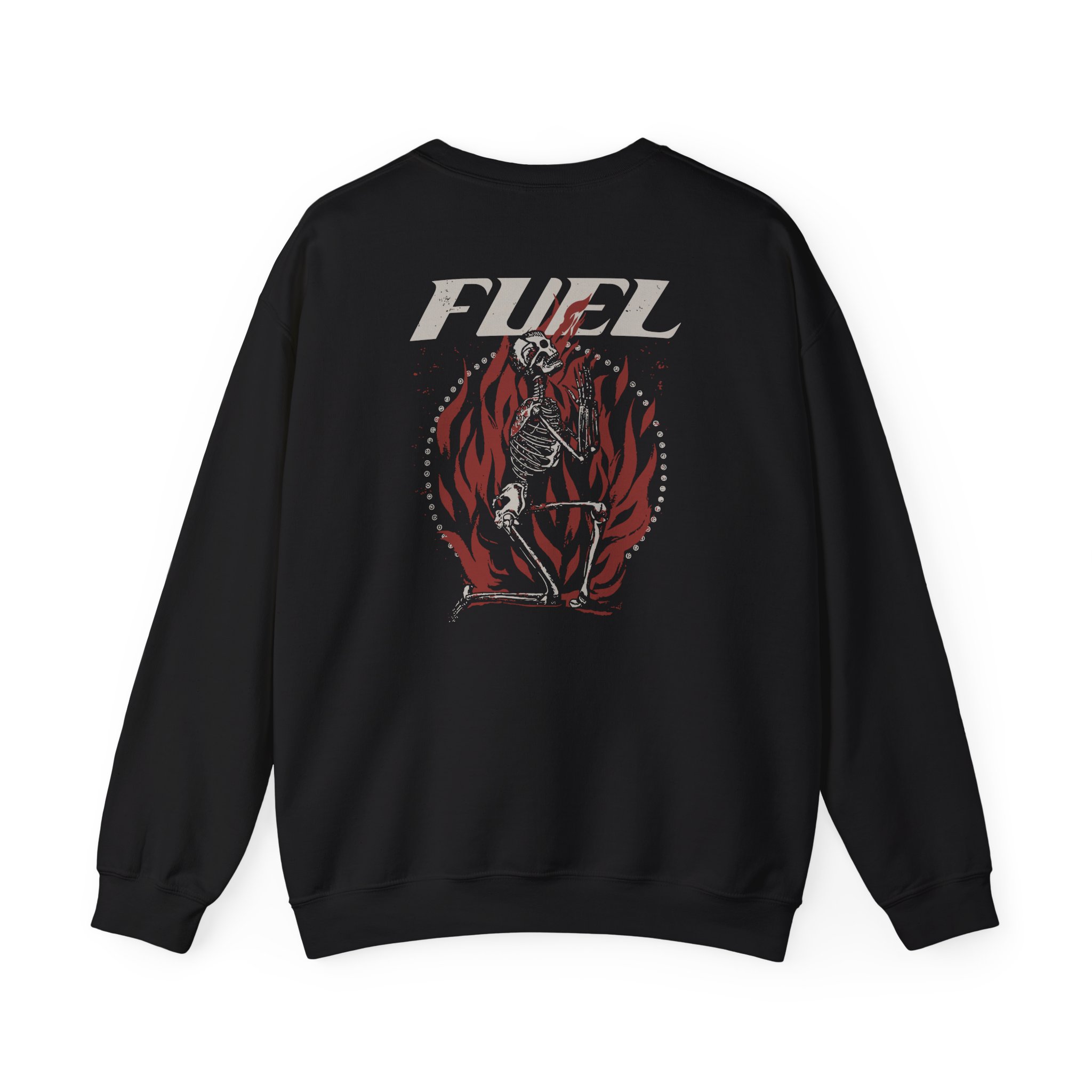 Fuel Camo "Flame Prayer" Unisex Heavy Blendâ„¢ Crewneck Sweatshirt