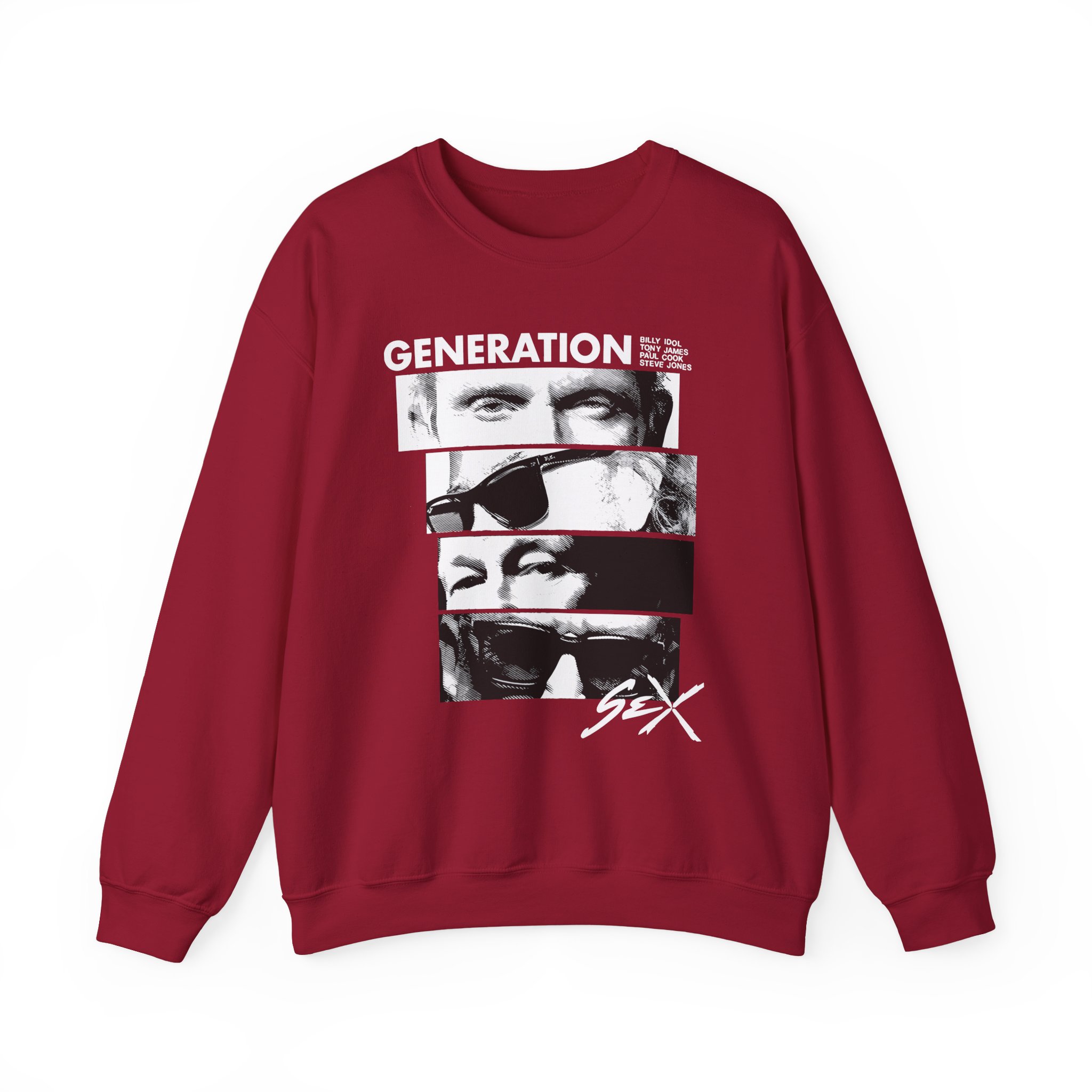 Billy Idol Eye Stack Unisex Heavy Blendâ„¢ Crewneck Sweatshirt