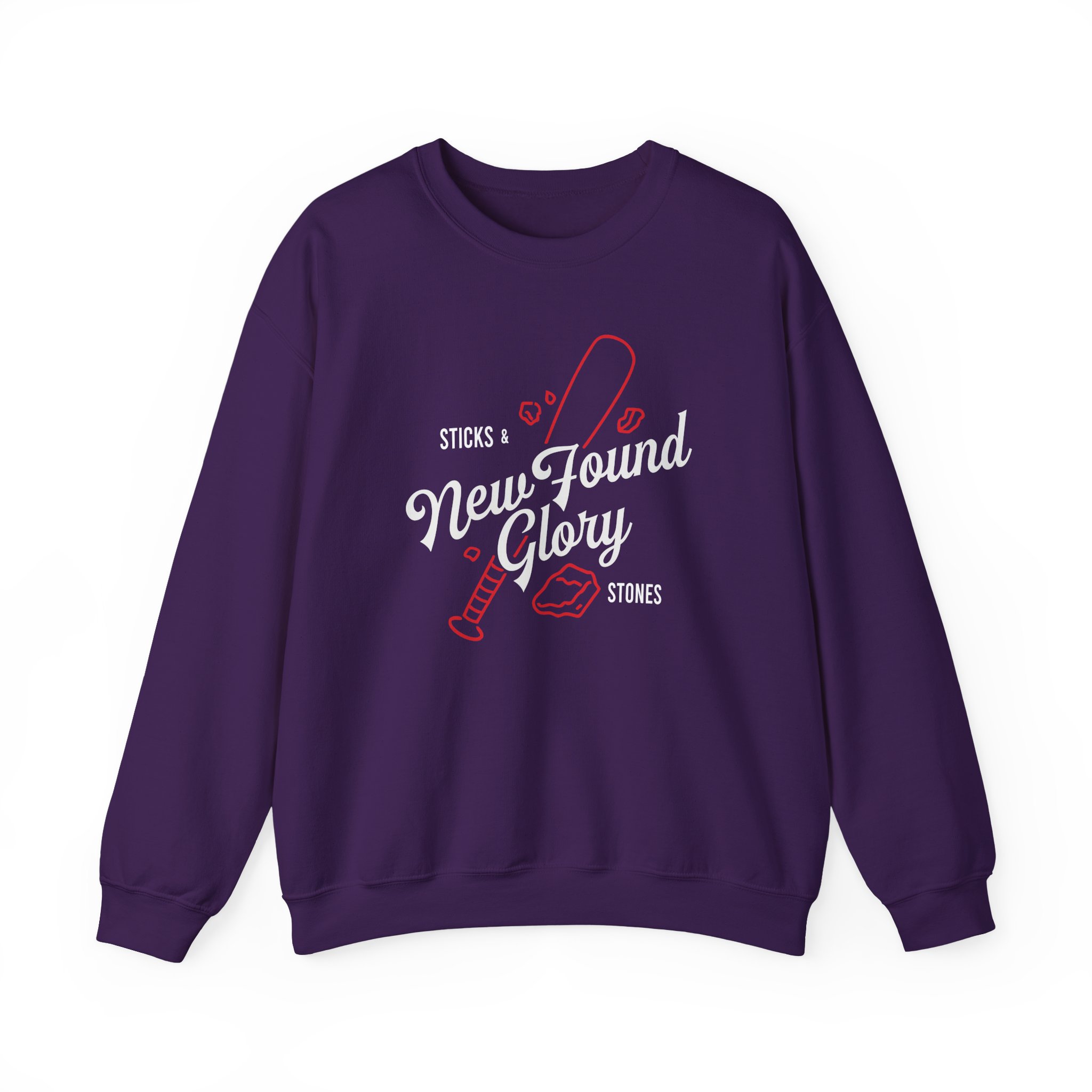 New Found Glory Sticks and Stones Baseball Unisex Heavy Blendâ„¢ Crewneck Sweatshirt