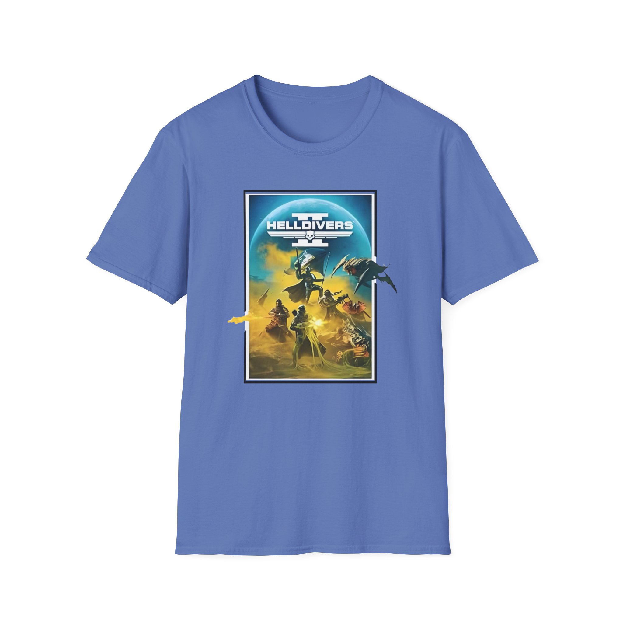 Helldivers Key Art Unisex Softstyle T-Shirt