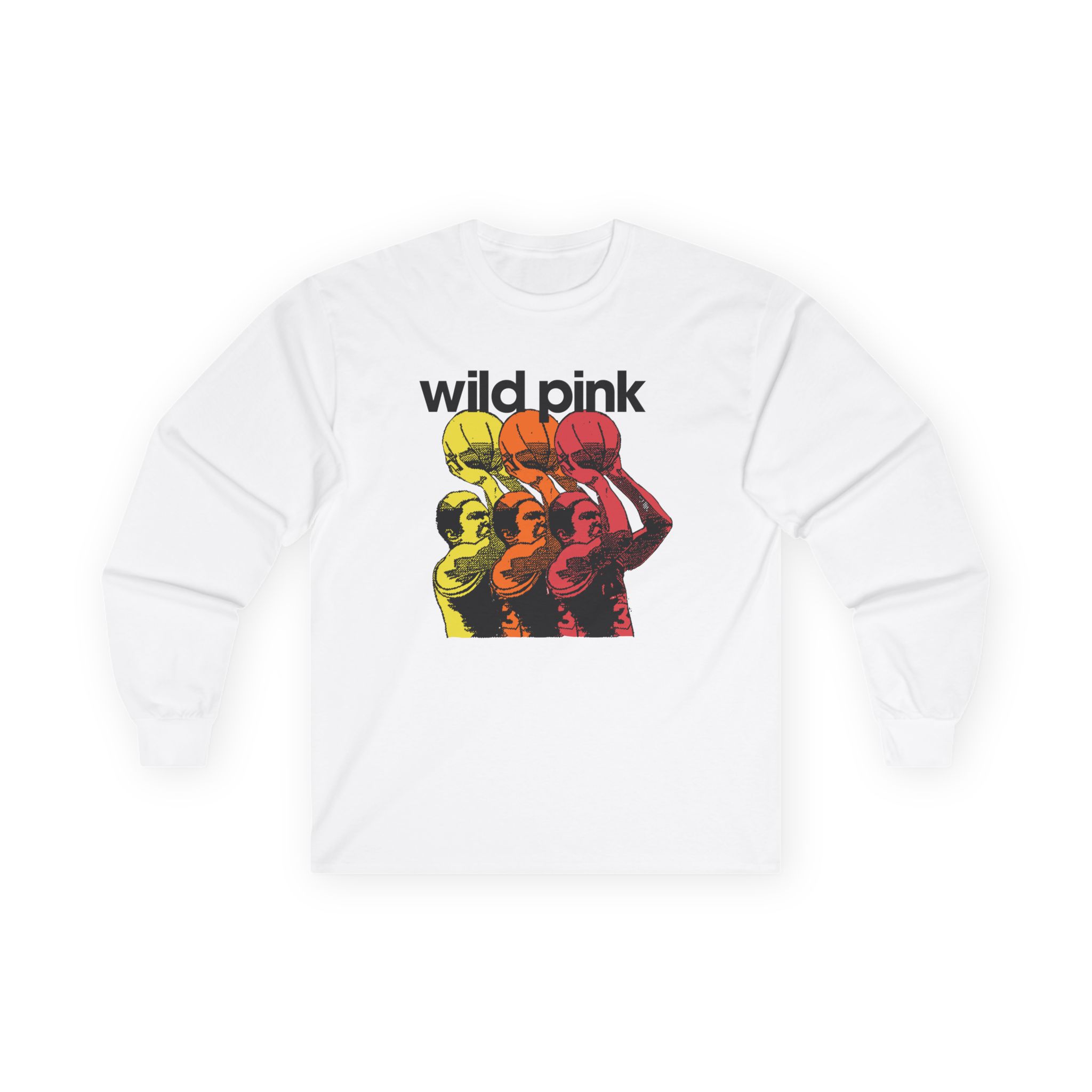 Wild Pink Basketball Unisex Ultra Cotton Long Sleeve Tee