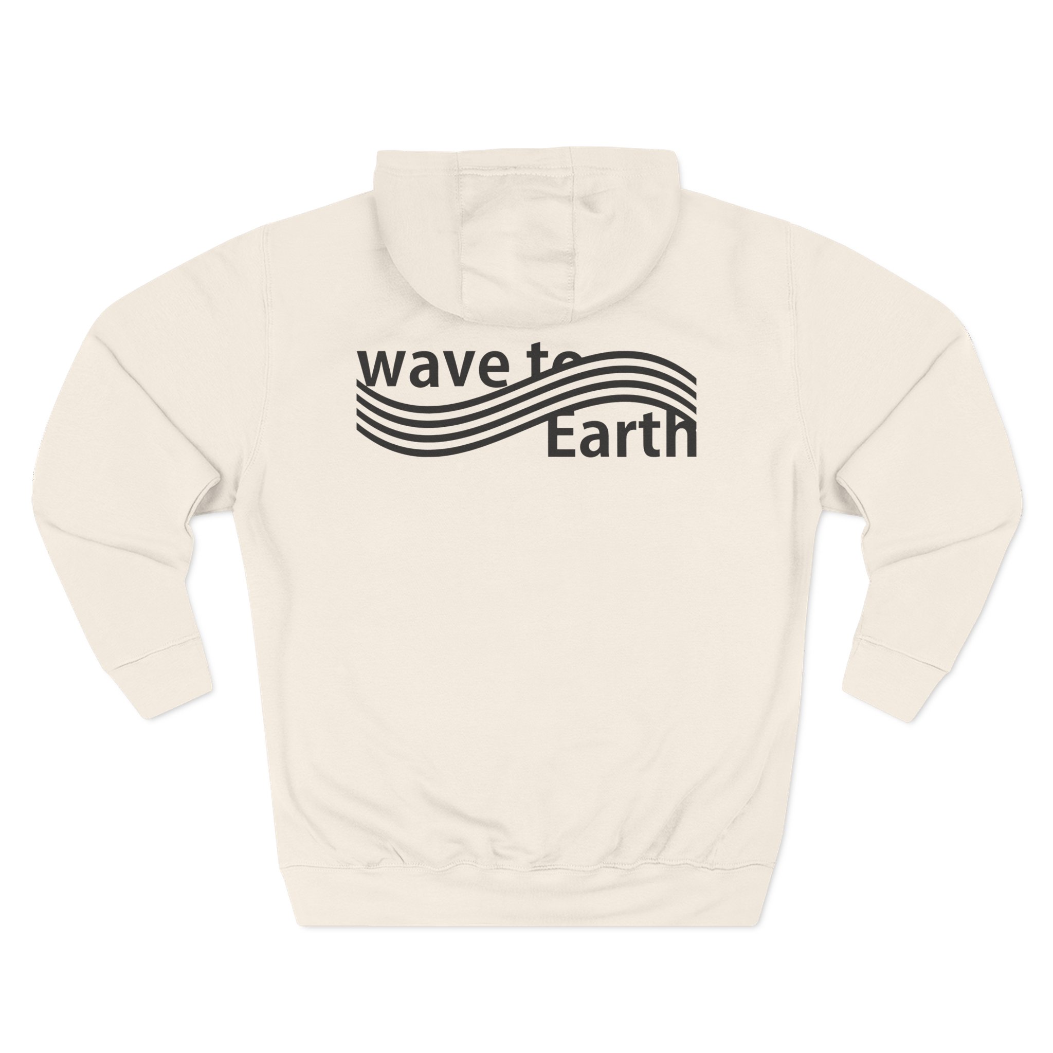Wave to Earth Three-Panel Fleece Hoodie