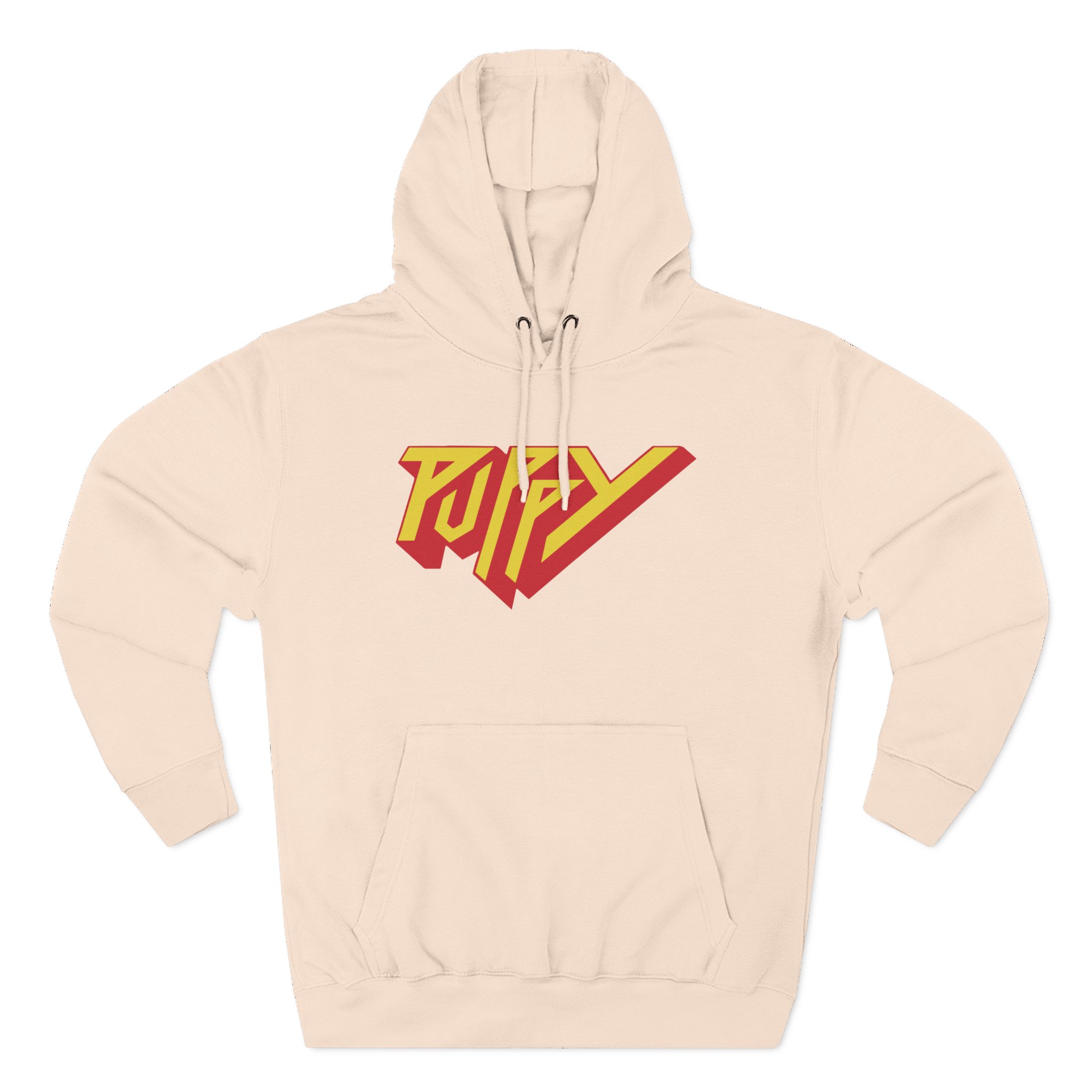 Puppy Metal Three-panel Fleece Hoodie