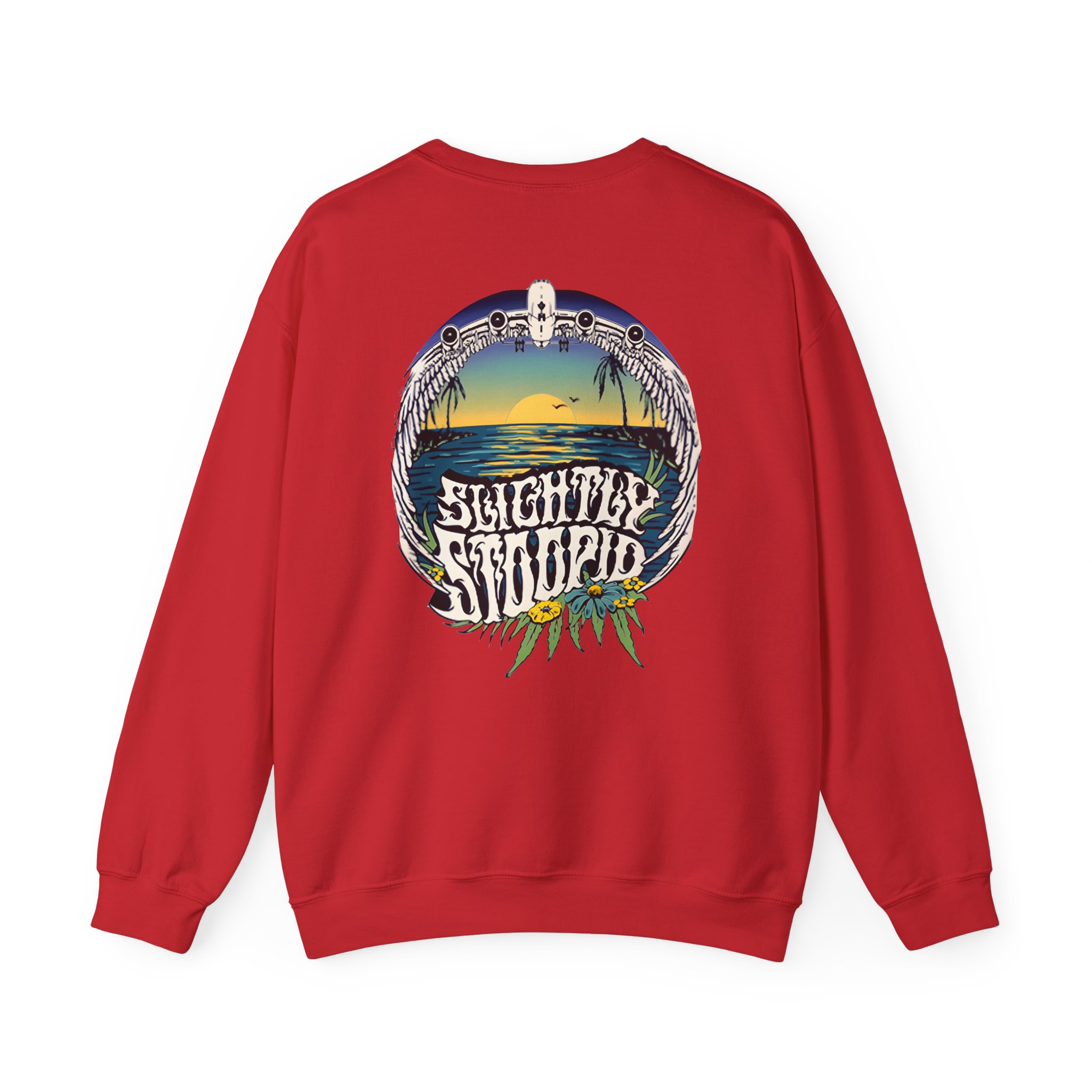 Slightly Stoopid Up on a Plane Unisex Heavy Blendâ„¢ Crewneck Sweatshirt