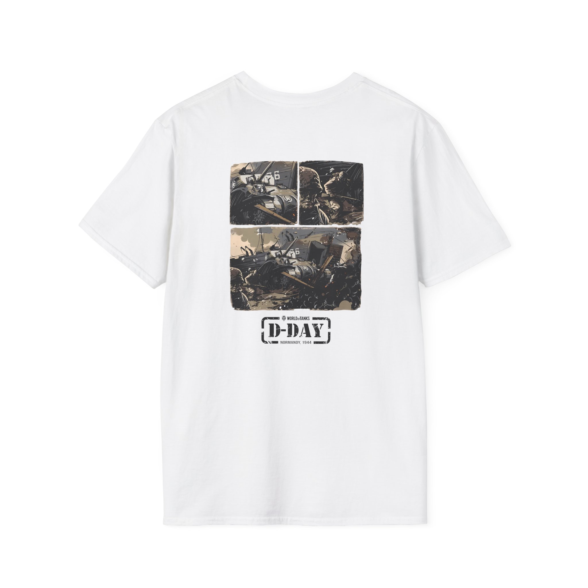 World of Tank Wot D-day Fury Storm Unisex Softstyle T-Shirt