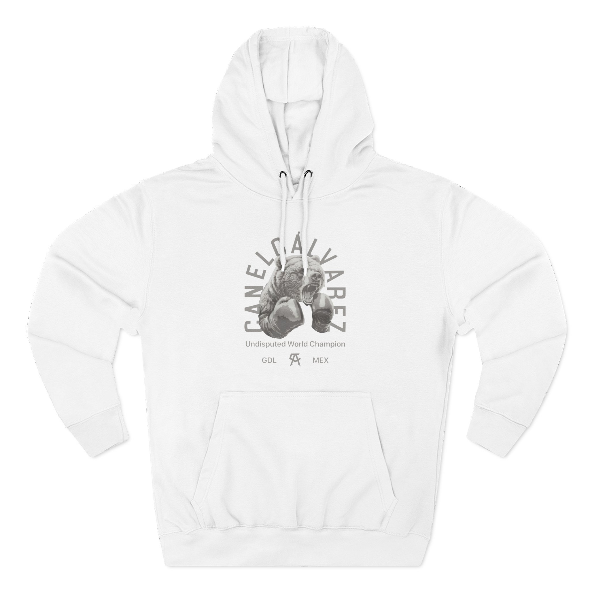 Canelo Bear in Mind Three-Panel Fleece Hoodie