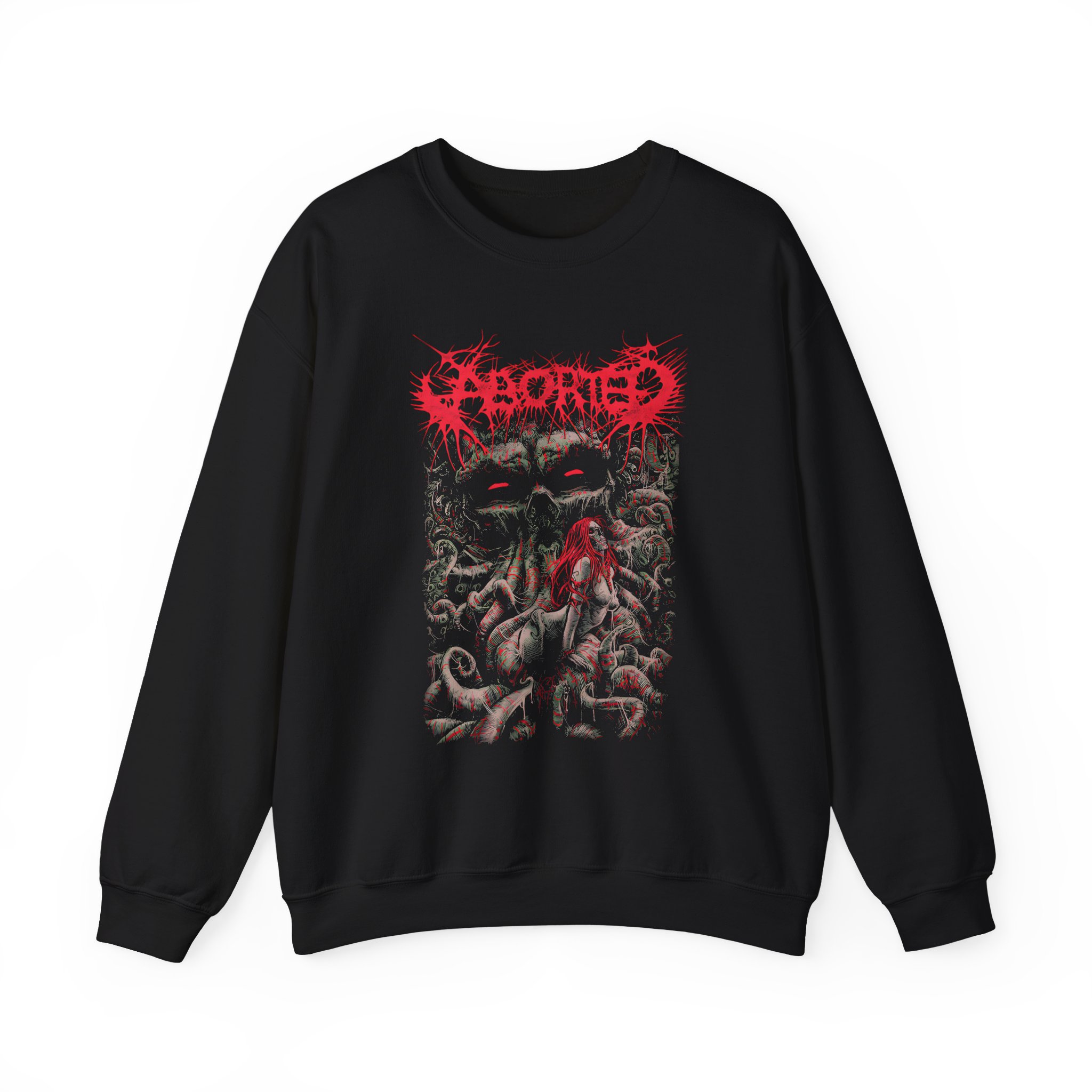Aborted Godmachine V2 Unisex Heavy Blendâ„¢ Crewneck Sweatshirt