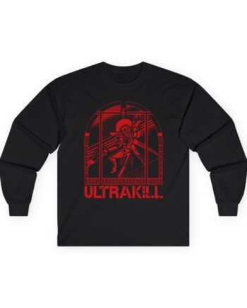 Ultrakill Ultrachurch Unisex Ultra Cotton Long Sleeve Tee