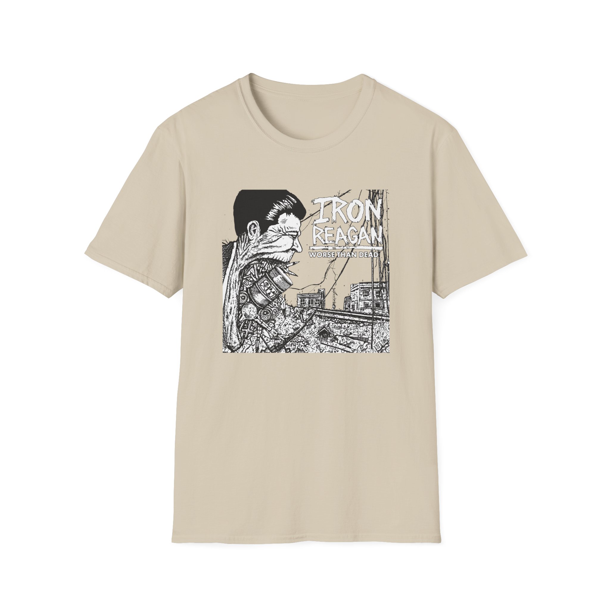 Iron Reagan Worse Than Dead Unisex Softstyle T-Shirt