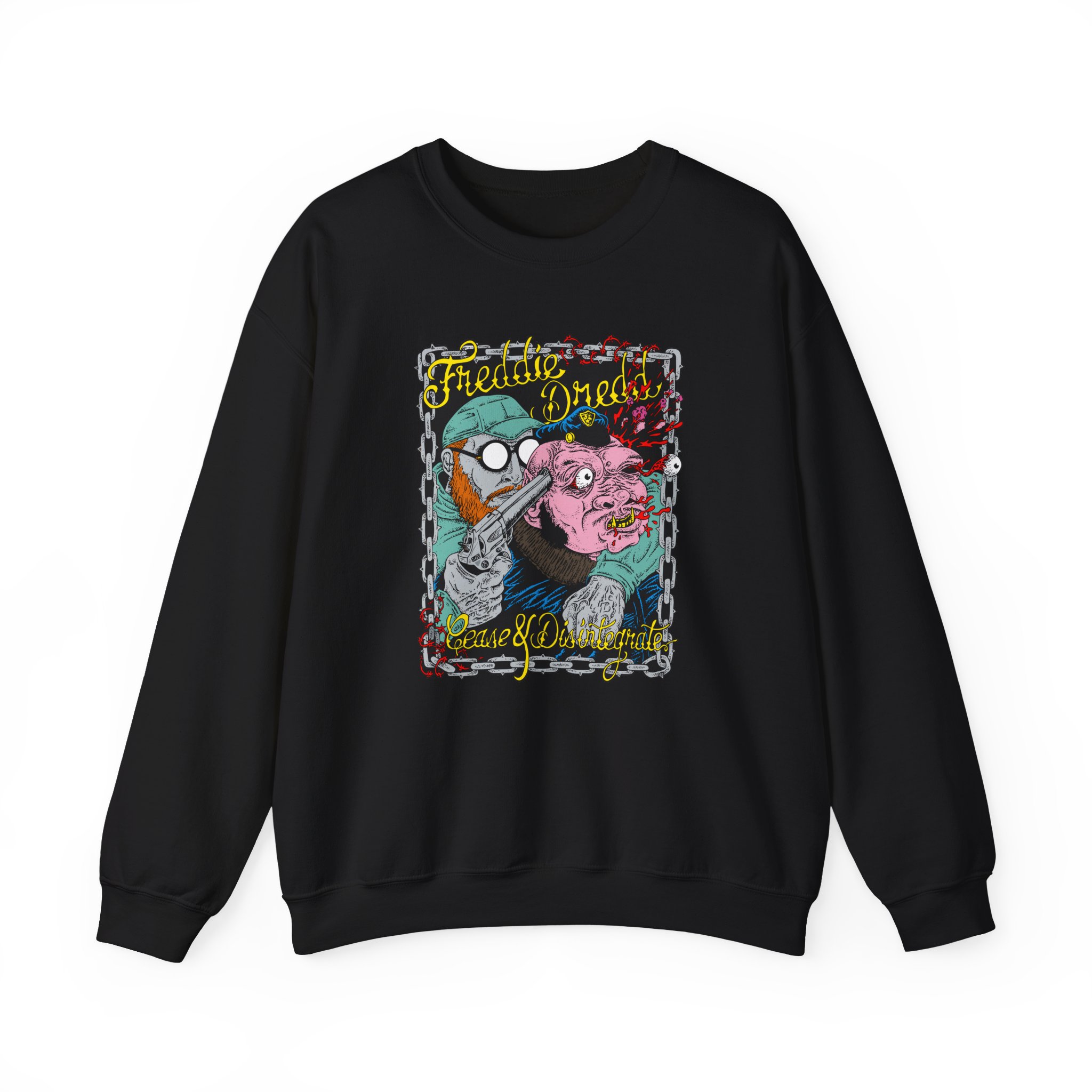 Freddie Dredd Piggy Unisex Heavy Blendâ„¢ Crewneck Sweatshirt