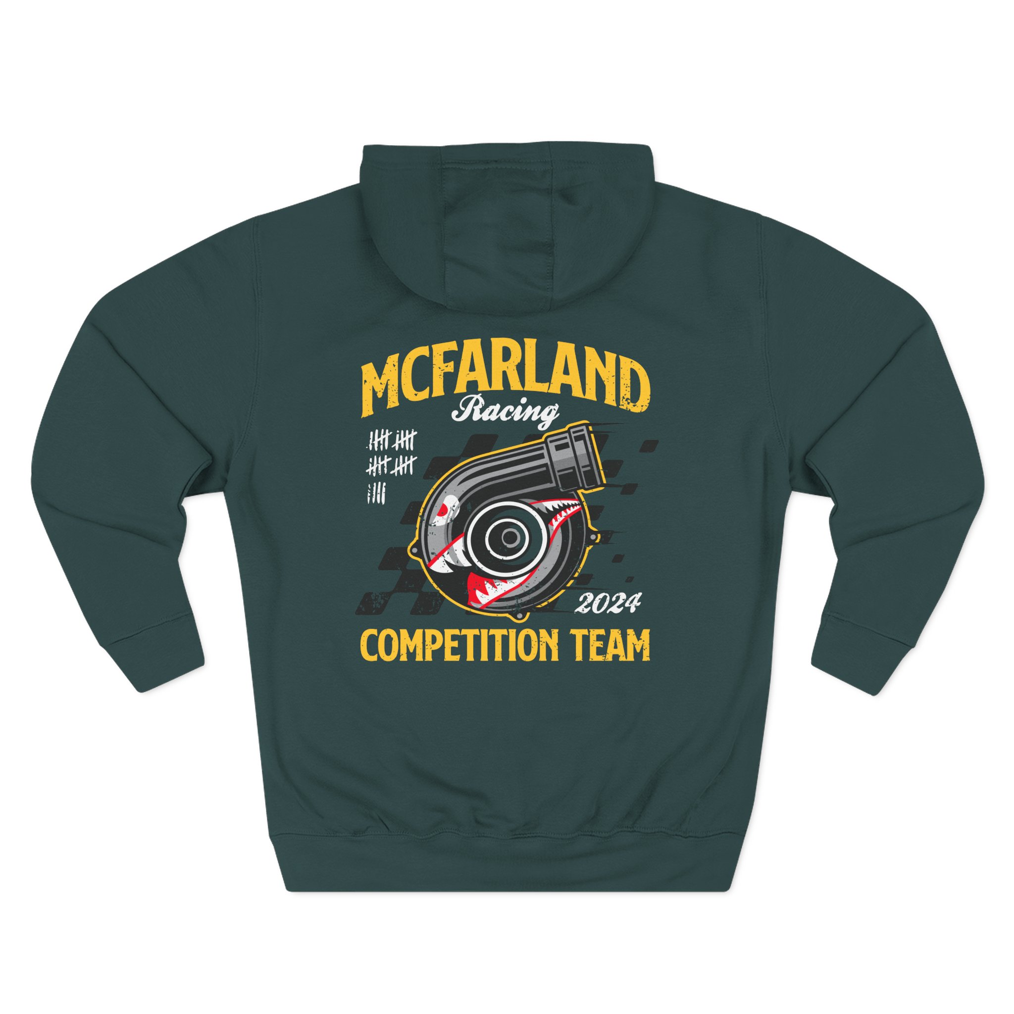 Cleetus Mcfarland Cleetus Turbo Racing Three-Panel Fleece Hoodie