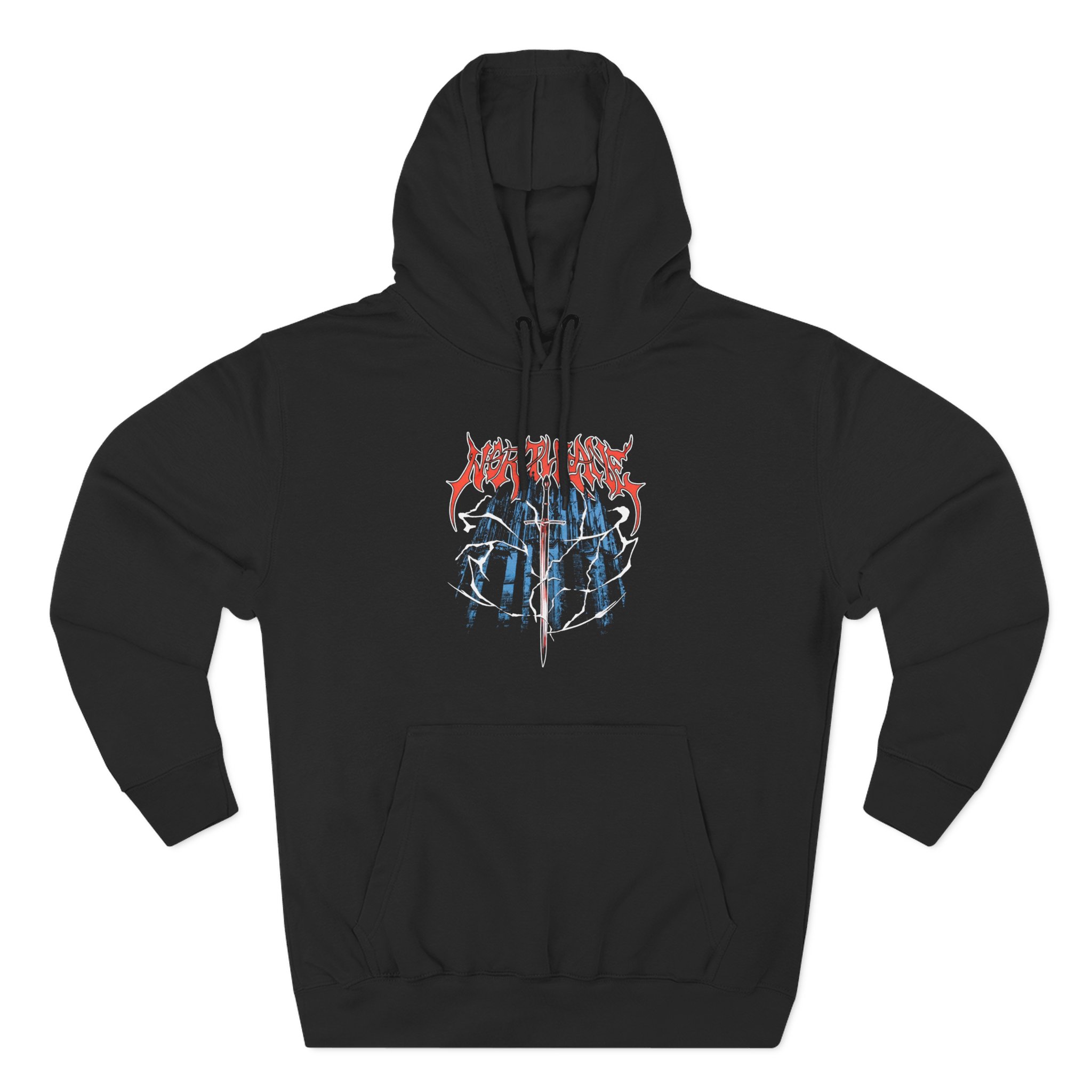 Northlane Sword Logo Three-Panel Fleece Hoodie