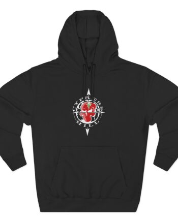 Cypress Hill OG Skull & Compass Three-Panel Fleece Hoodie